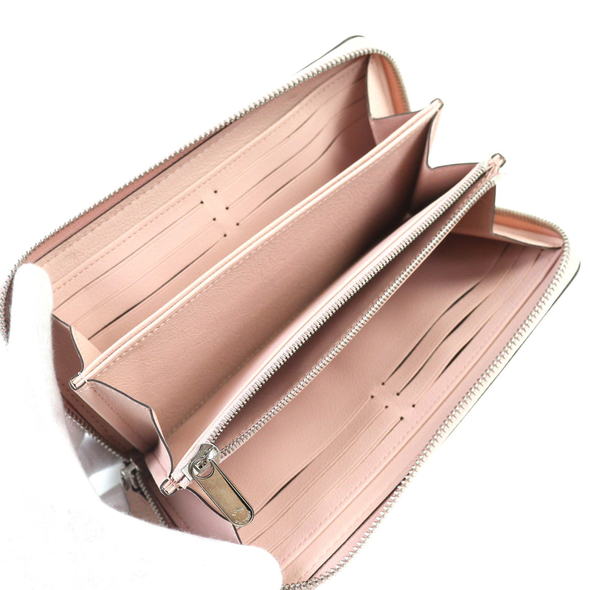 Louis Vuitton LOUIS VUITTON M61868 Mahina Monogram Zippy Wallet, Leather Long Magnolia, with Dust Bag, Made in France, Women's Size ONE SIZE - 6 Thumbnail
