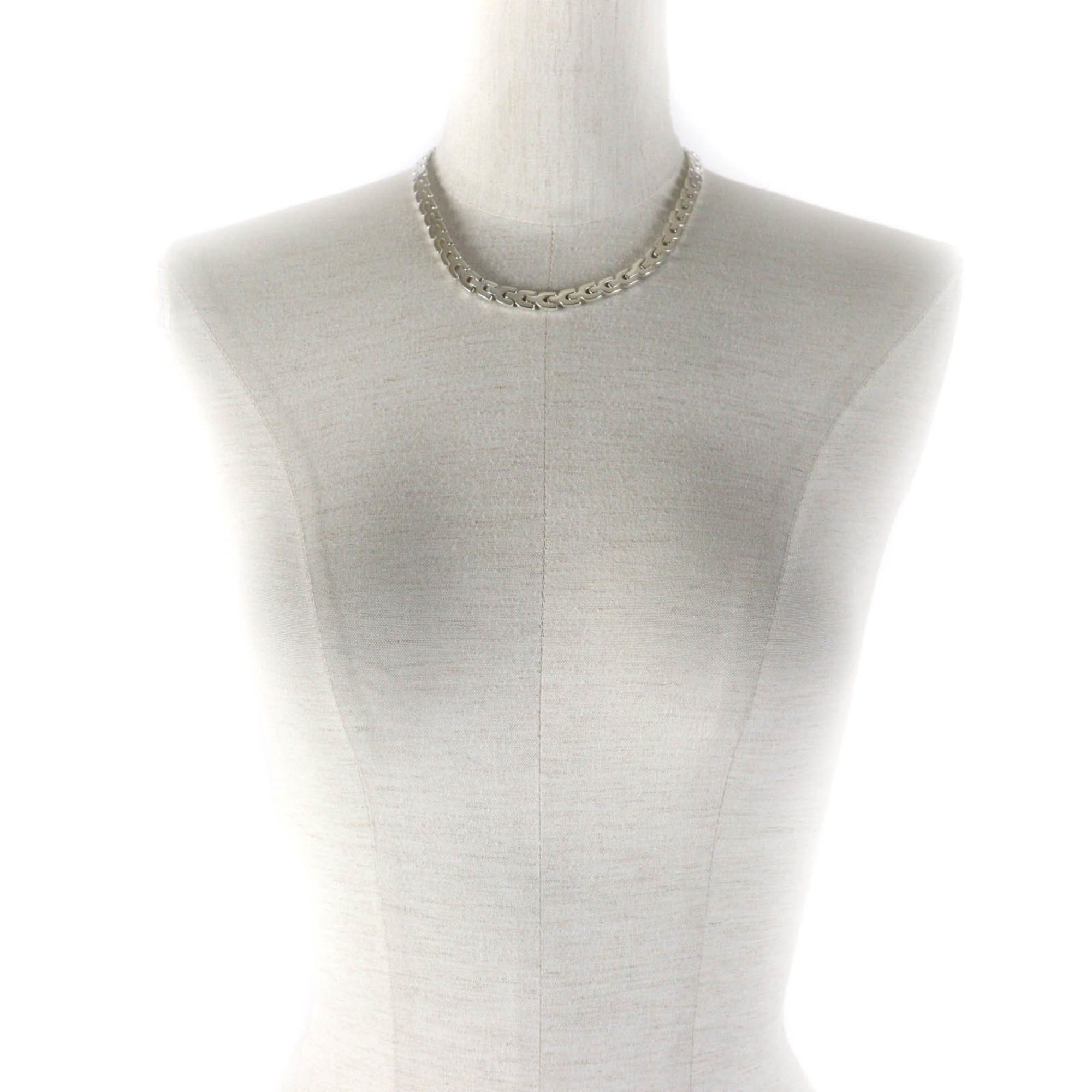 Tiffany & Co. TIFFANY & Co. Vintage 1980s Rare Y-Link Necklace, 925 Sterling Silver, Weight: 64.81g, Women's Size ONE SIZE - 3 Thumbnail