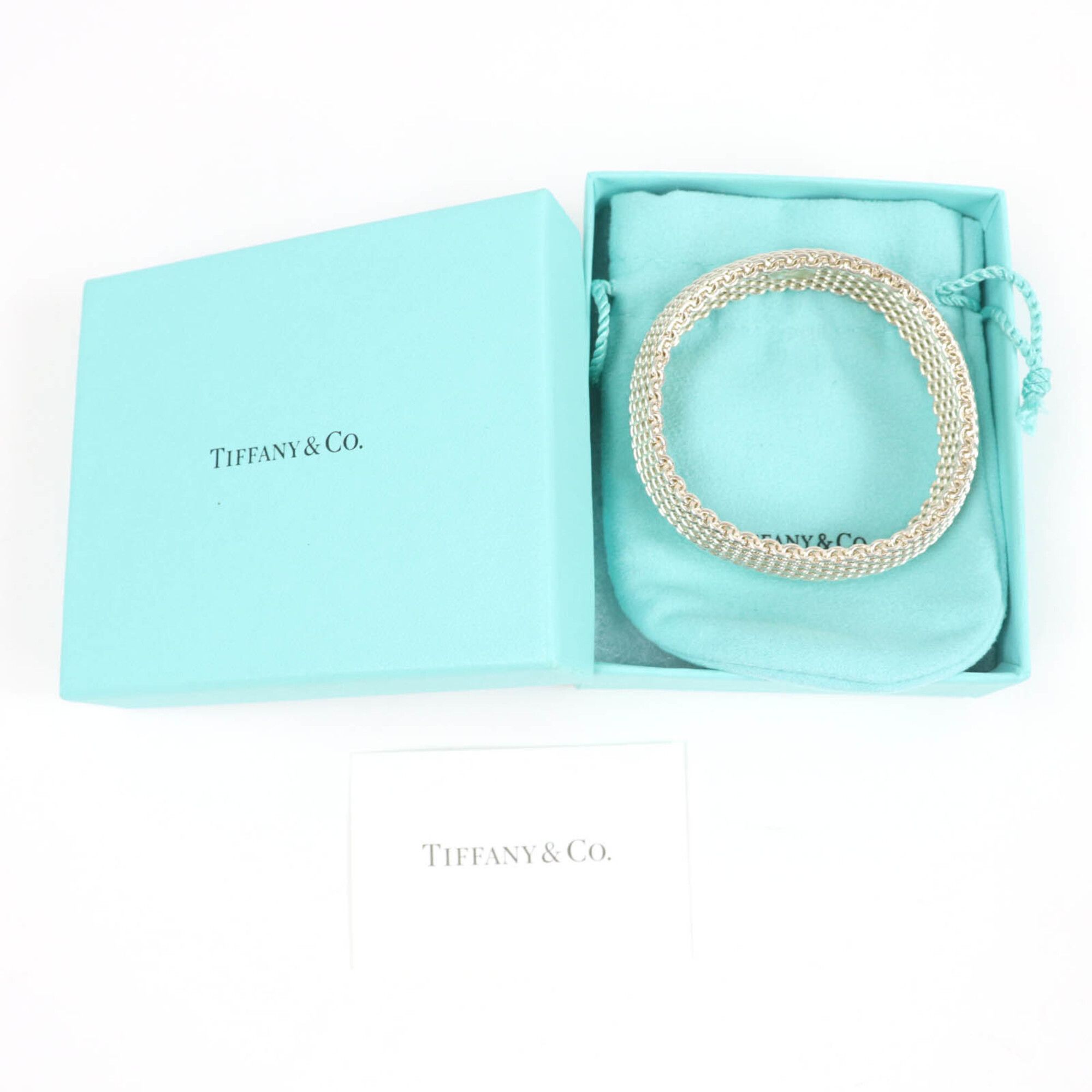Tiffany & Co. TIFFANY & Co. Tiffany Somerset Bangle Bracelet in 925 Sterling Silver, Includes Box and Dust Bag, Weight 56.1g, Women's Size ONE SIZE - 2 Thumbnail