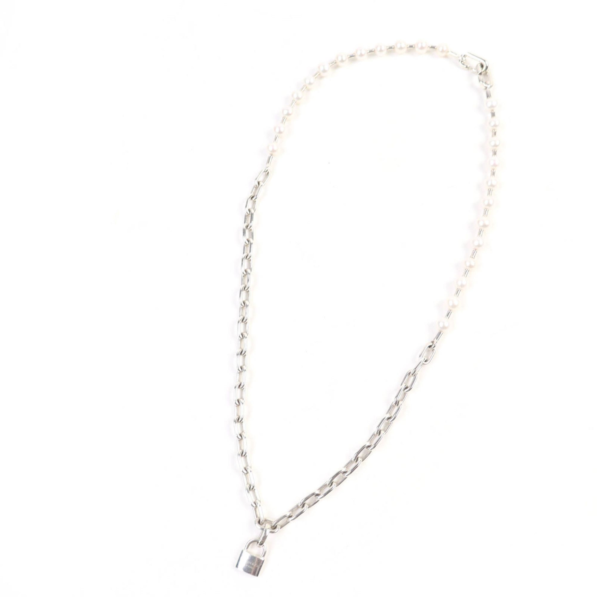Tiffany & Co. TIFFANY & Co. Tiffany HardWear Pearl Rock Bracelet, Medium, AG925 Silver, with Case, Weight 53g, Women's Size ONE SIZE - 6 Thumbnail