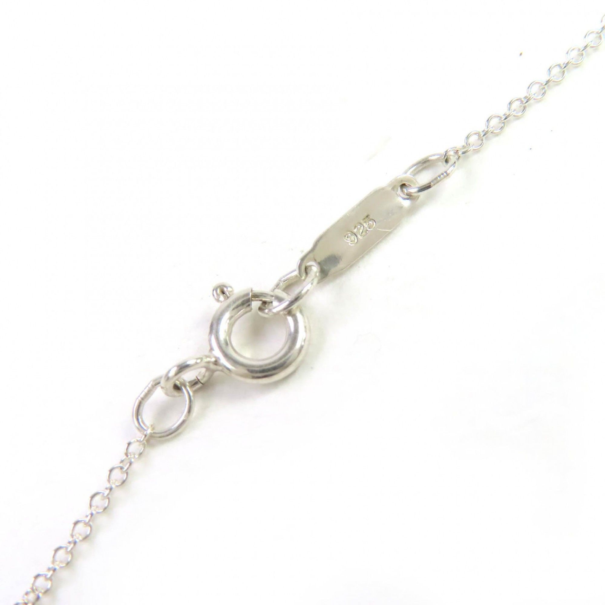 Tiffany & Co. TIFFANY & Co. Tiffany Loving Heart Clover Necklace, SV925, Four-Leaf Pendant, Silver, Weight 4.4g, Women's Size ONE SIZE - 7 Thumbnail