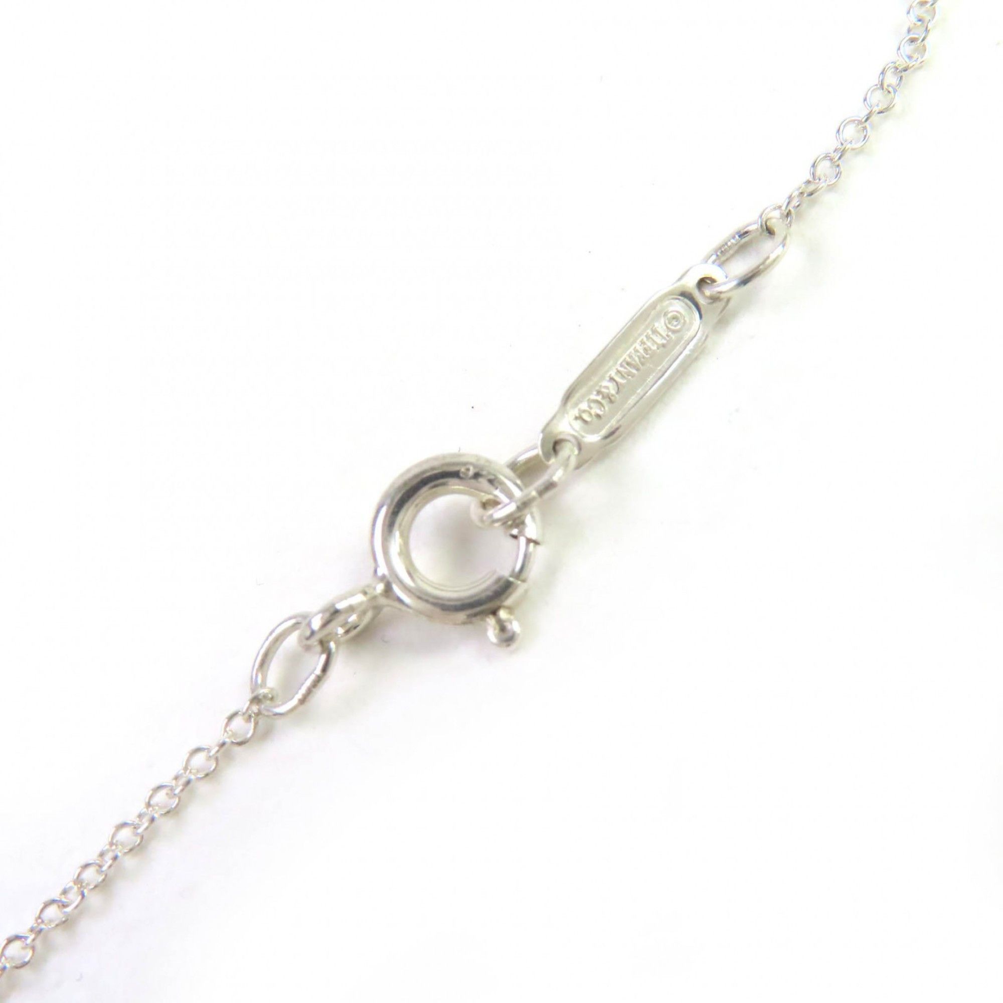 Tiffany & Co. TIFFANY & Co. Tiffany Loving Heart Clover Necklace, SV925, Four-Leaf Pendant, Silver, Weight 4.4g, Women's Size ONE SIZE - 6 Thumbnail