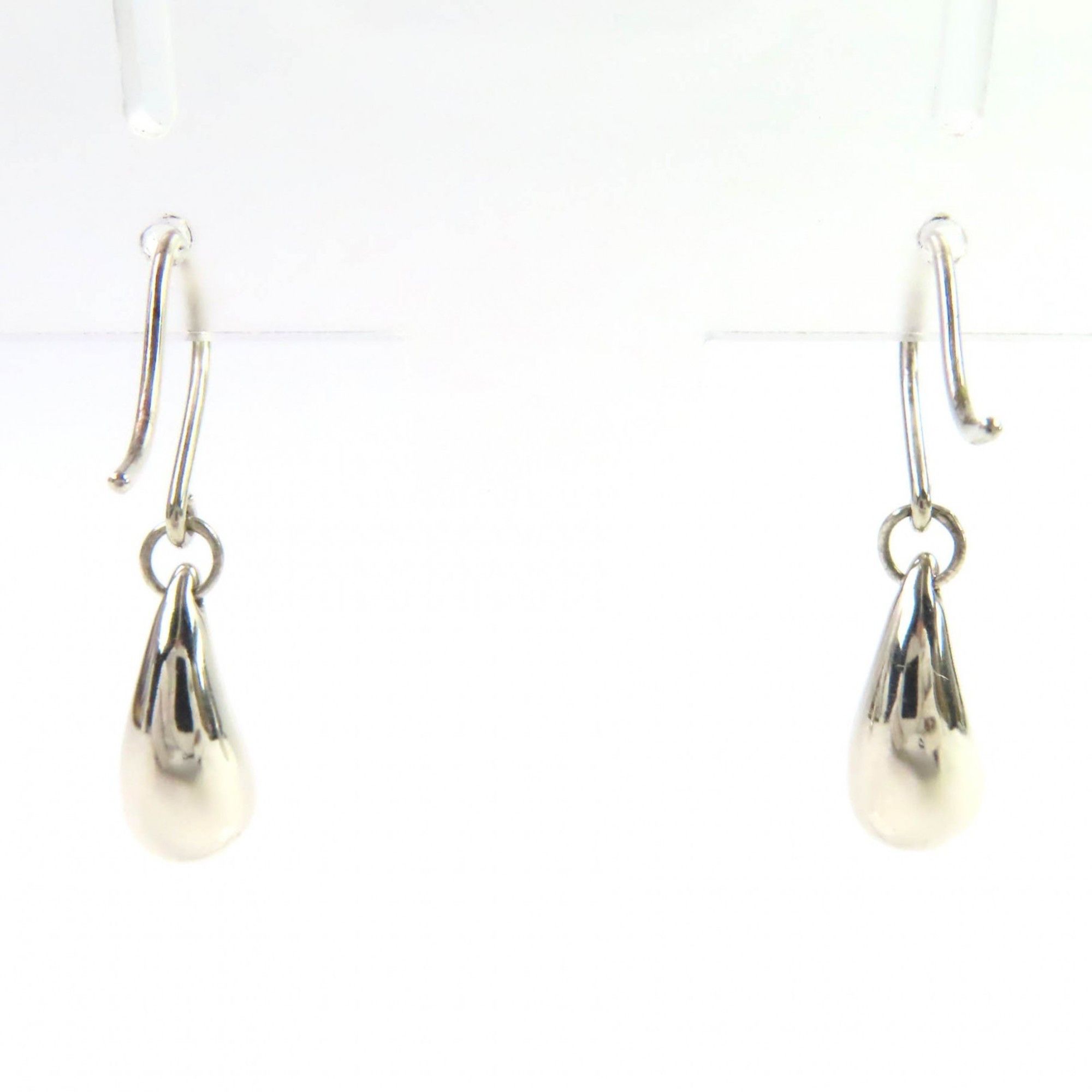 Tiffany & Co. TIFFANY & Co. Tiffany Elsa Peretti Teardrop Earrings, SV925, Silver, Binaural, Hook, Weight 3.76g, Women's Size ONE SIZE - 3 Thumbnail