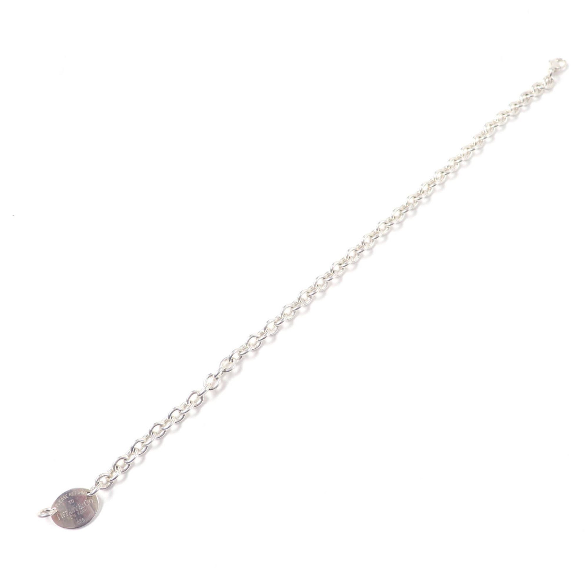 Tiffany & Co. TIFFANY & Co. Tiffany Oval Tag Necklace Choker Accessory, SV925 Silver, Weight 50.6g, Women's Size ONE SIZE - 4 Thumbnail