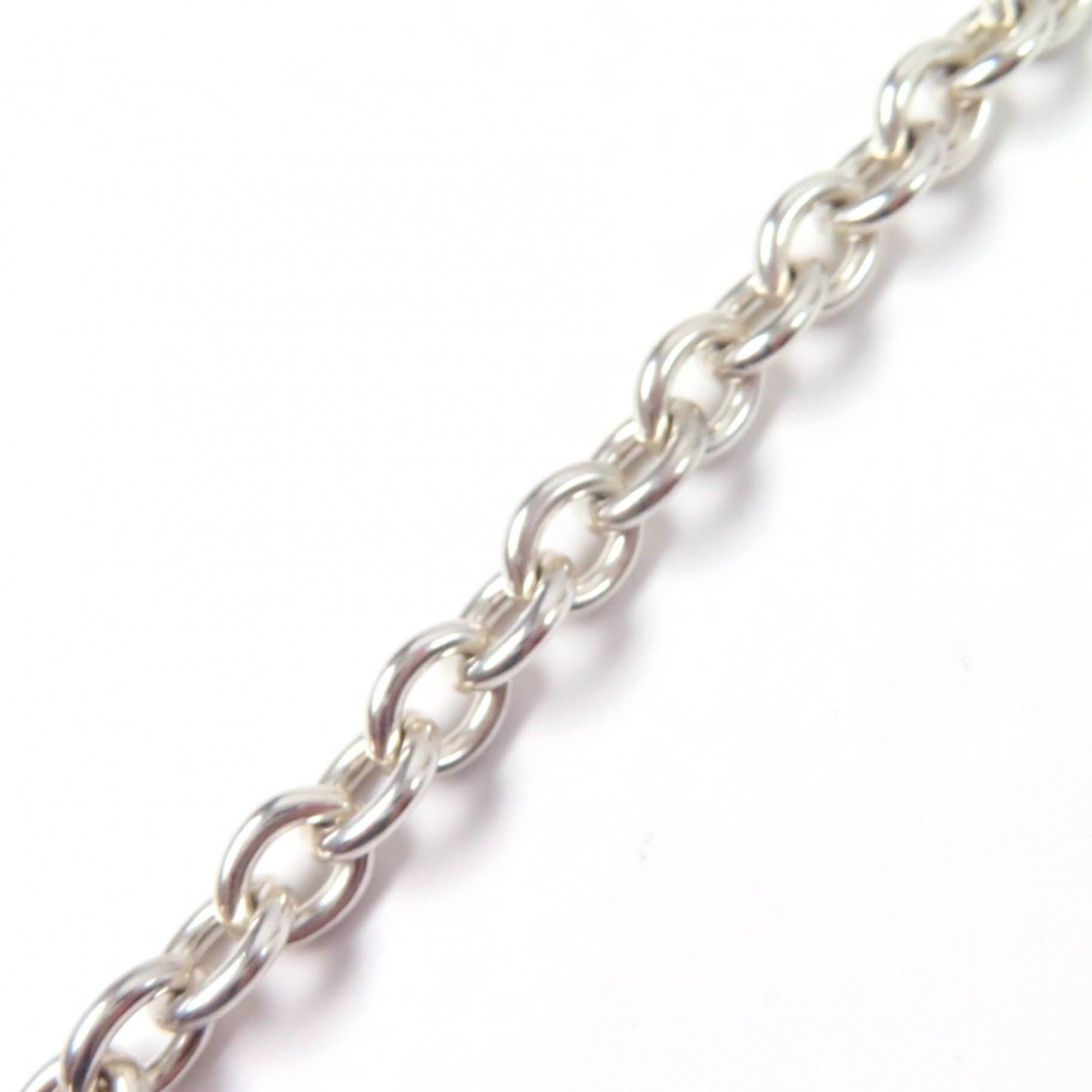 Tiffany & Co. TIFFANY & Co. Tiffany Oval Tag Necklace Choker Accessory, SV925 Silver, Weight 50.6g, Women's Size ONE SIZE - 8 Thumbnail