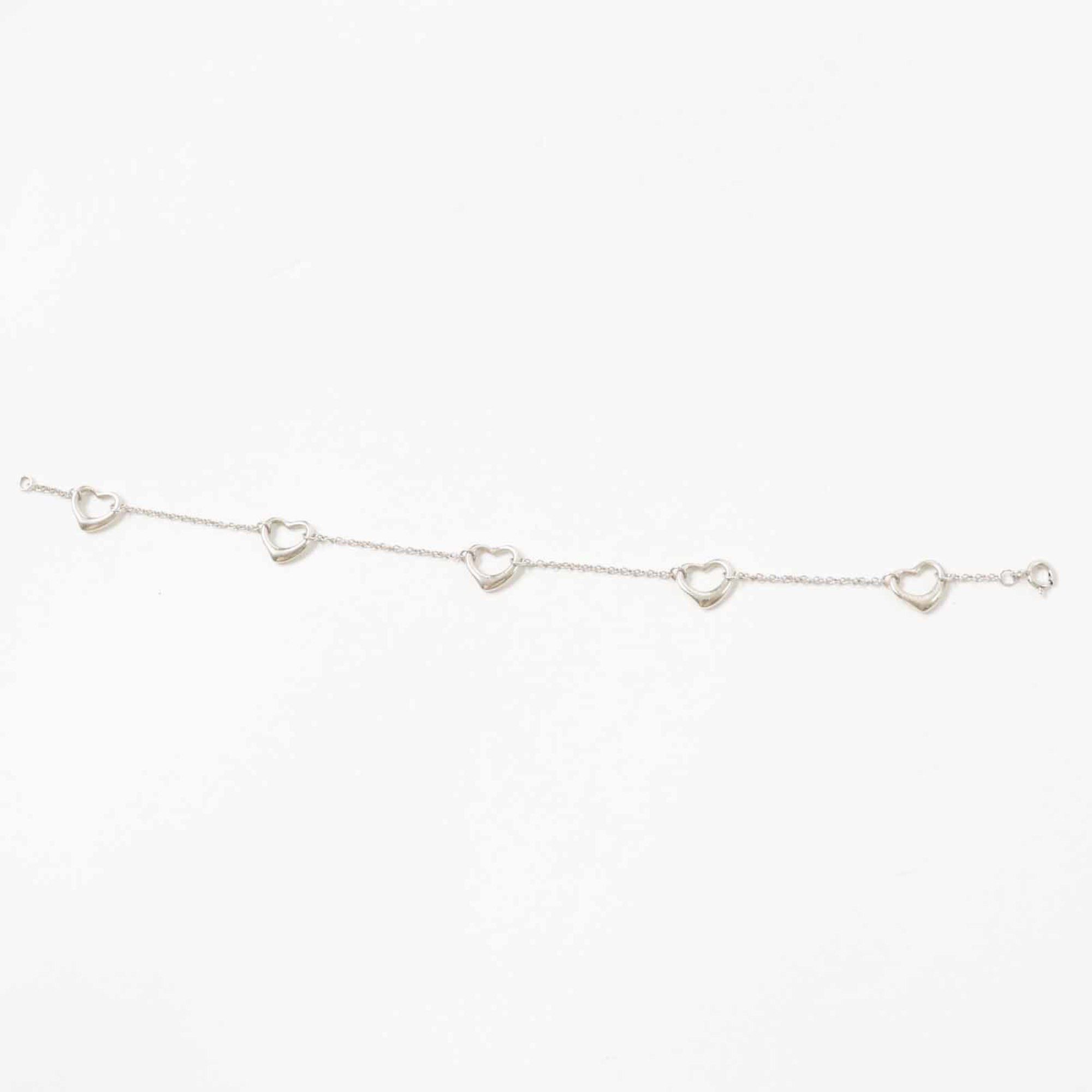 Tiffany & Co. TIFFANY & Co. Tiffany Open Heart 5-Piece Bracelet, SV925 Silver, 3.7g, Women's Size ONE SIZE - 2 Thumbnail