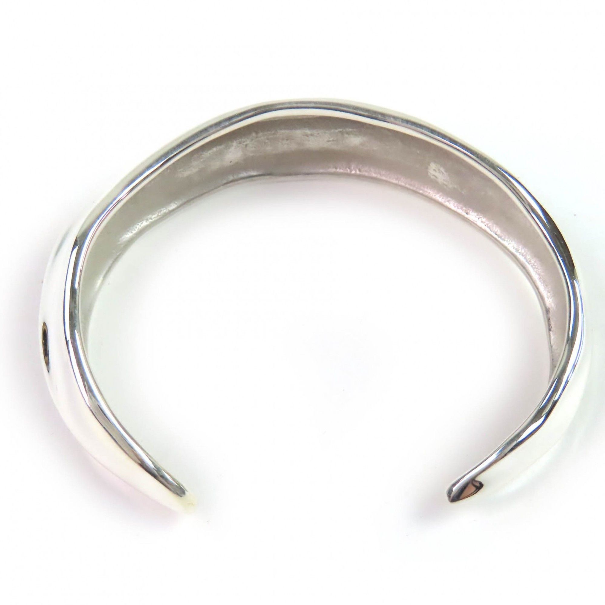 Tiffany & Co. TIFFANY & Co. Tiffany Leaf Bangle, 925 Silver, Old Accessory Bracelet, Weight 30.4g, Women's Size ONE SIZE - 5 Thumbnail