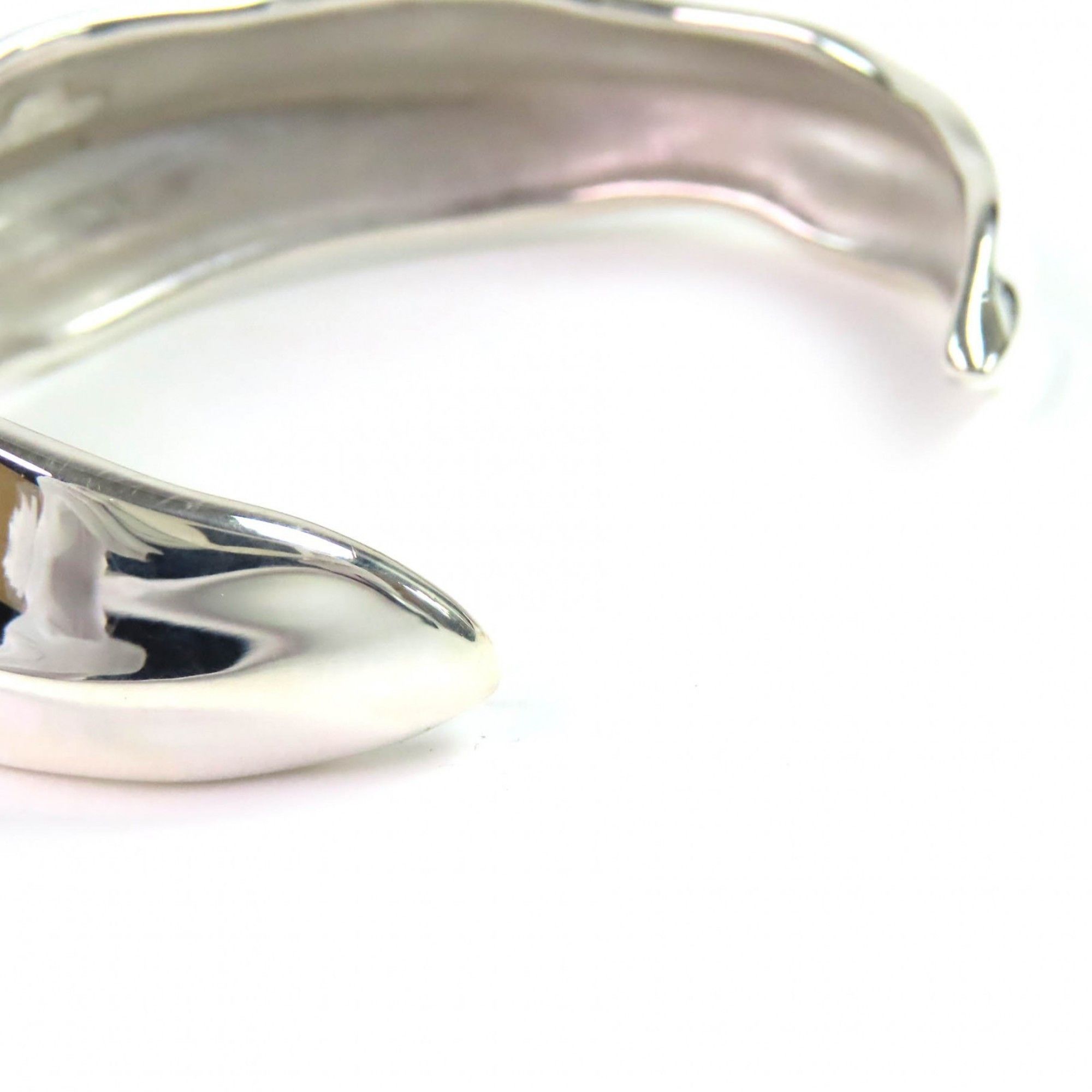 Tiffany & Co. TIFFANY & Co. Tiffany Leaf Bangle, 925 Silver, Old Accessory Bracelet, Weight 30.4g, Women's Size ONE SIZE - 6 Thumbnail