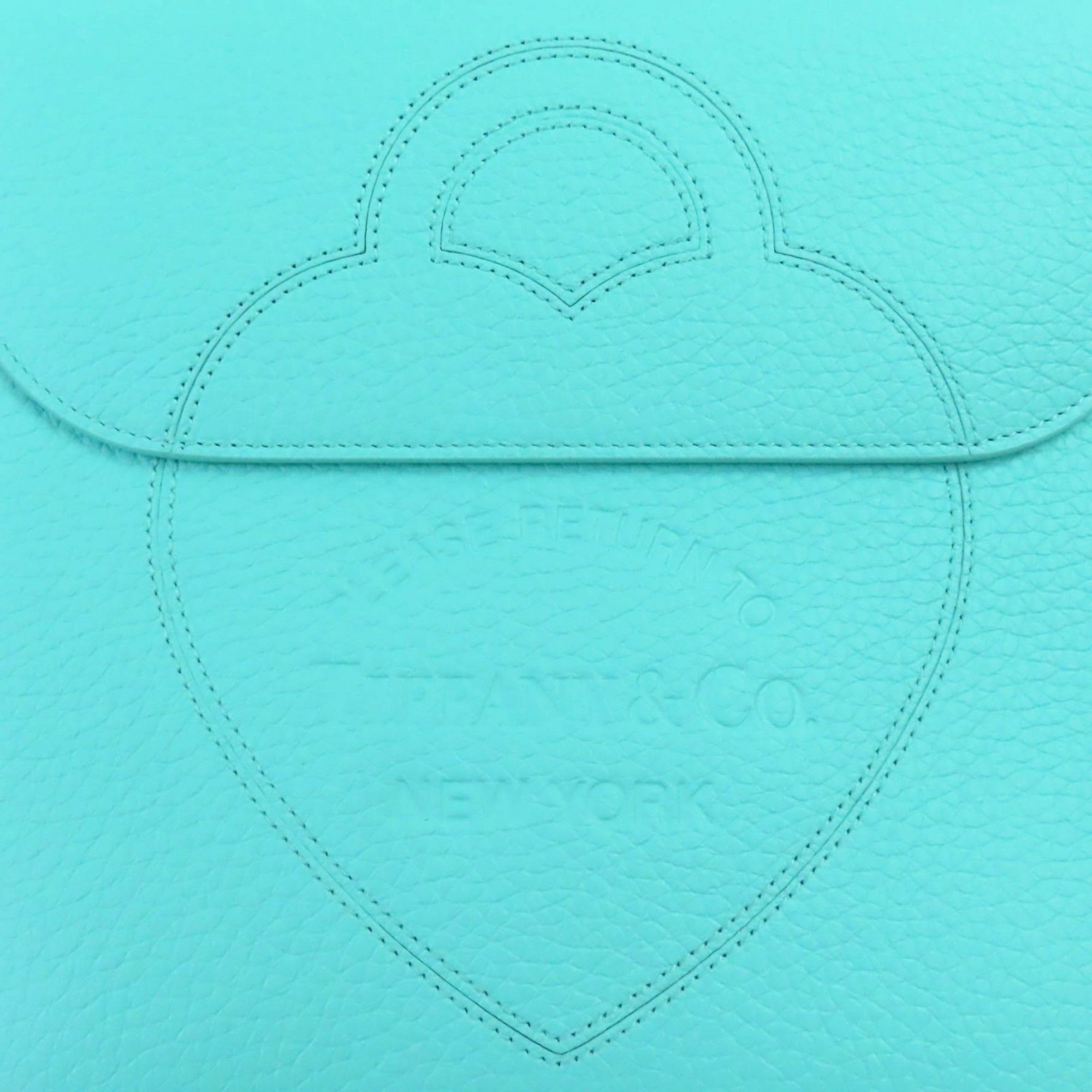 Tiffany & Co. TIFFANY & Co. Return to Tiffany Leather Pouch, Blue, with Box and Dust Bag, Made in Italy, Women's Size ONE SIZE - 6 Thumbnail