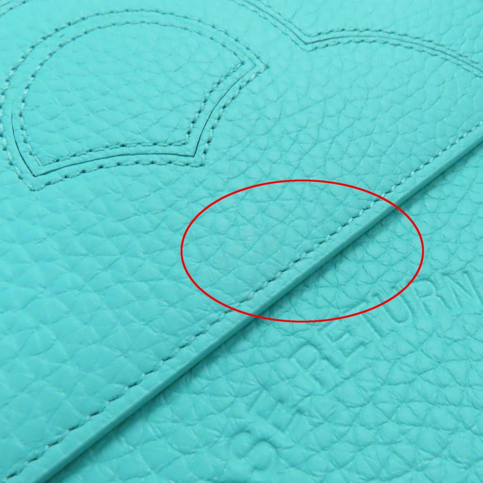 Tiffany & Co. TIFFANY & Co. Return to Tiffany Leather Pouch, Blue, with Box and Dust Bag, Made in Italy, Women's Size ONE SIZE - 9 Thumbnail