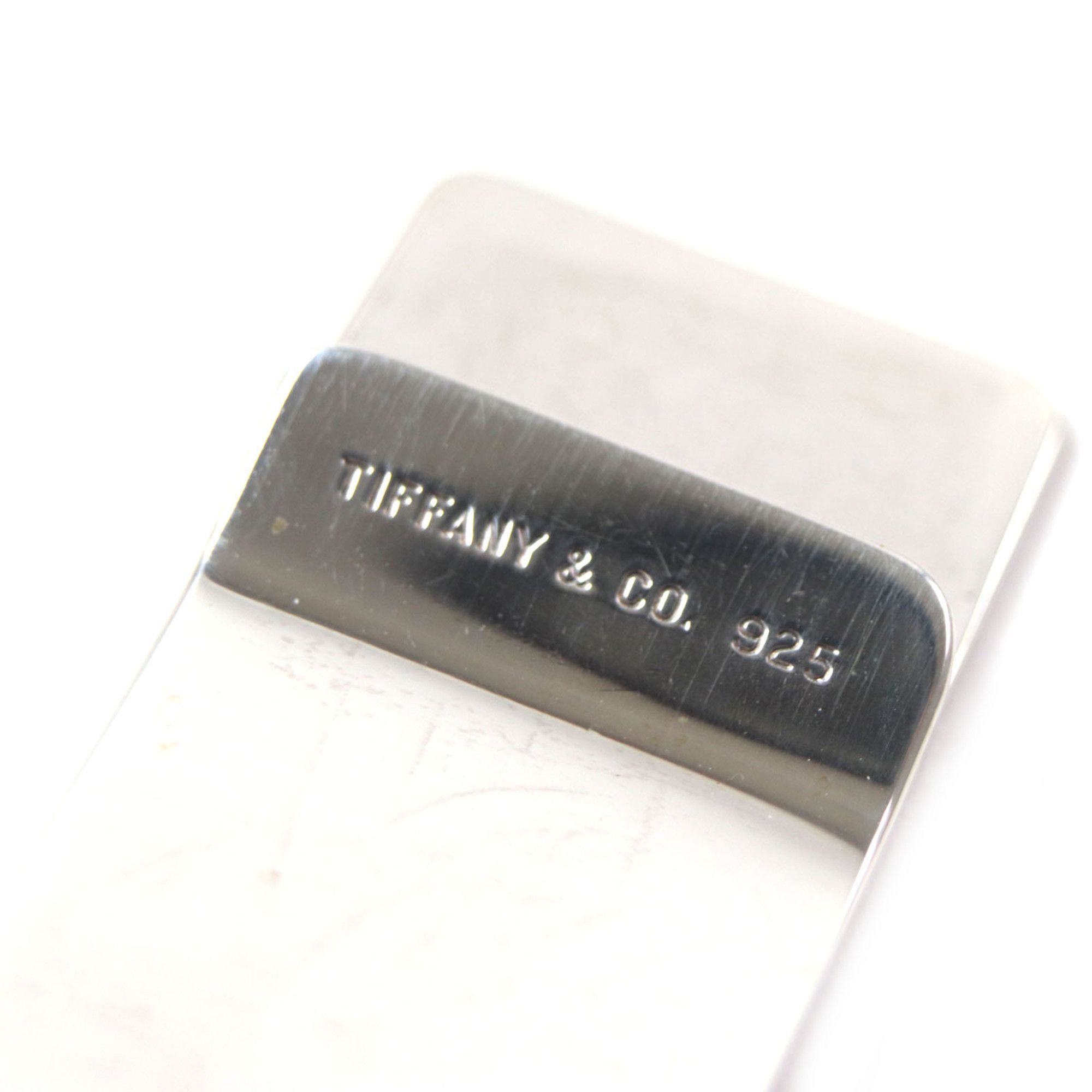 Tiffany & Co. TIFFANY & Co. Tiffany Logo Engraved Money Clip Cufflinks Set of 2, SV925 Silver, with Dust Bag, Made in Italy, Total Weight 31.48g, Men's Size ONE SIZE - 6 Thumbnail