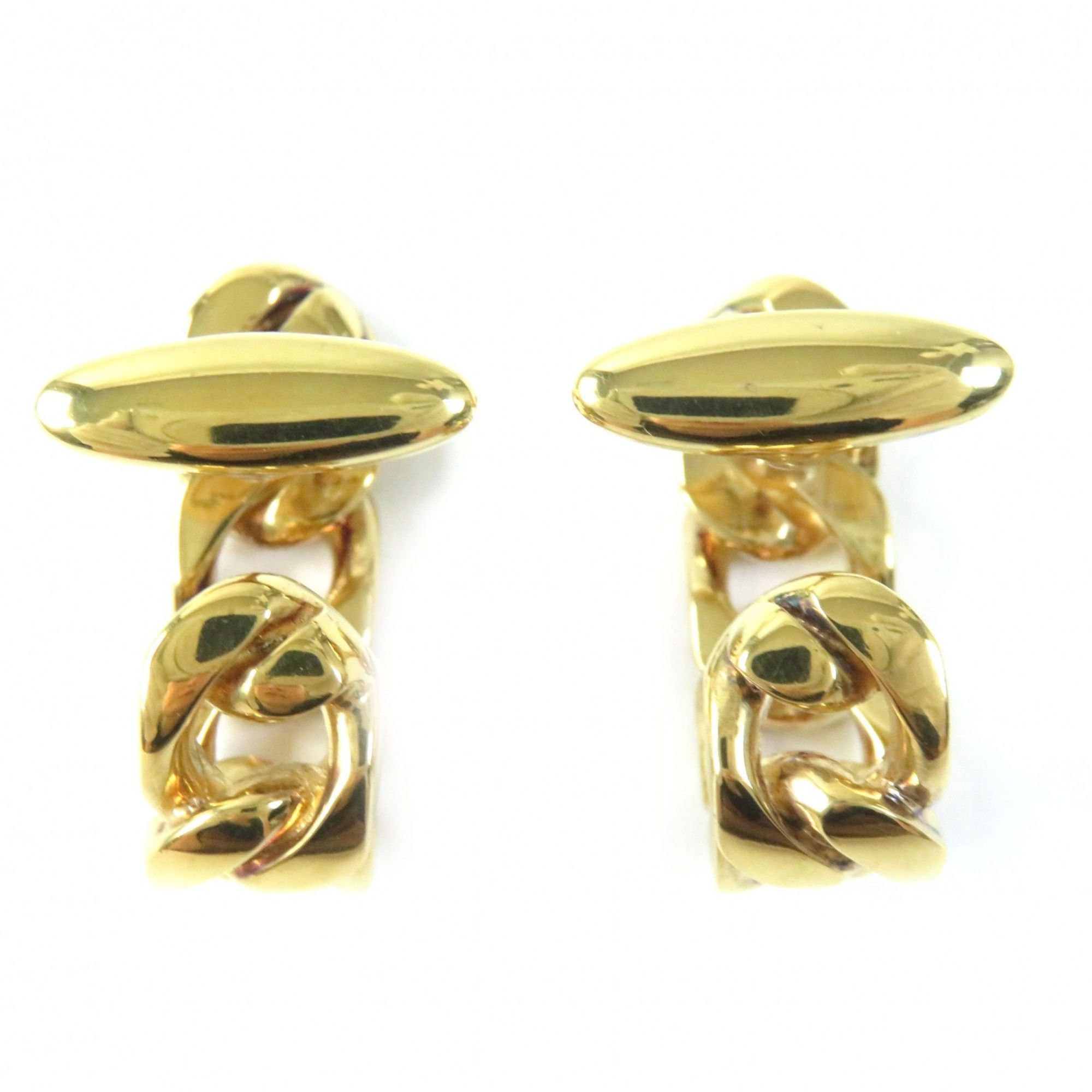 Bottega Veneta BOTTEGA VENETA 574957 AG925 Gold Chain Cufflinks with Dust Bag, Made in Italy, Weight 2.0g, Men's Accessories Size ONE SIZE - 4 Thumbnail