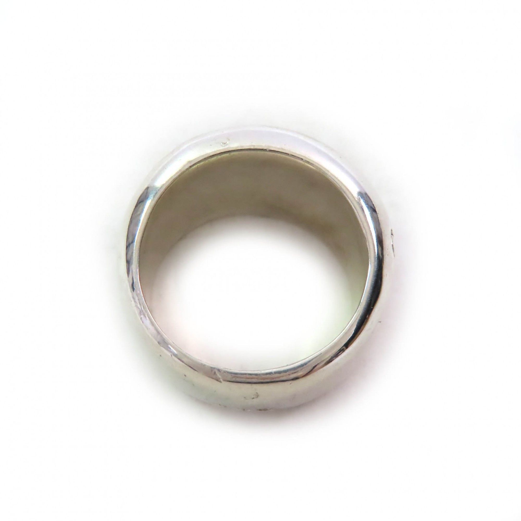 Chanel CHANEL SV925 Wide Ring with Logo Engraving, Silver, Approx. Japanese Size, Weight 16.2g, Women's Size ONE SIZE - 5 Thumbnail