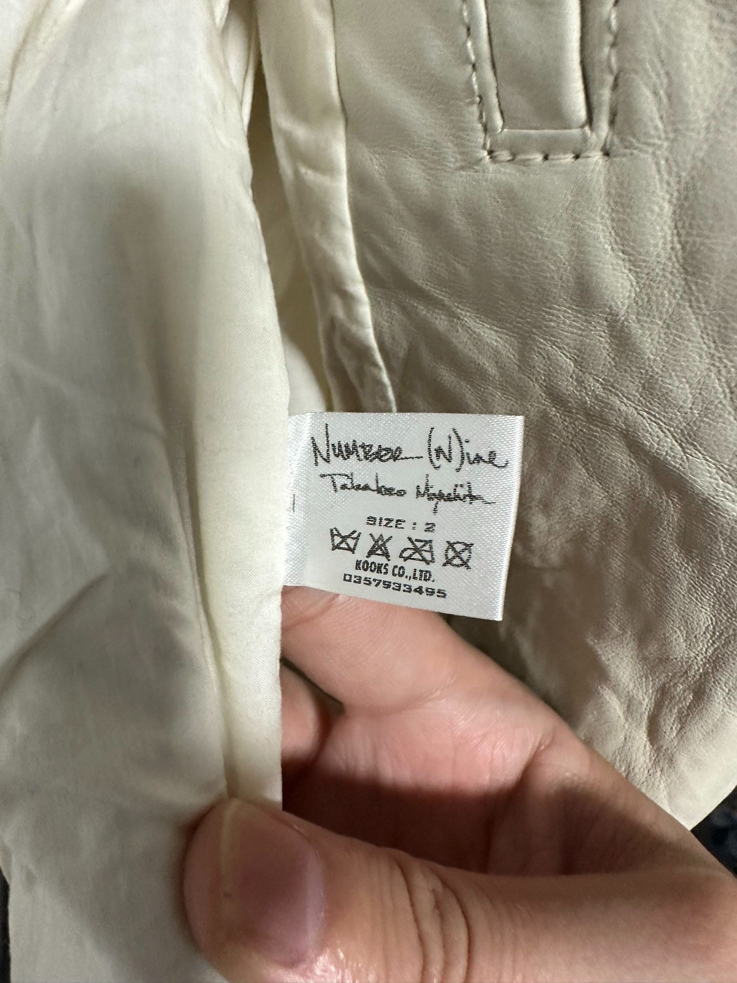DEN IM by SIKI IM number (n)ine 06ss leather jacket Size US M / EU 48-50 / 2 - 8 Thumbnail