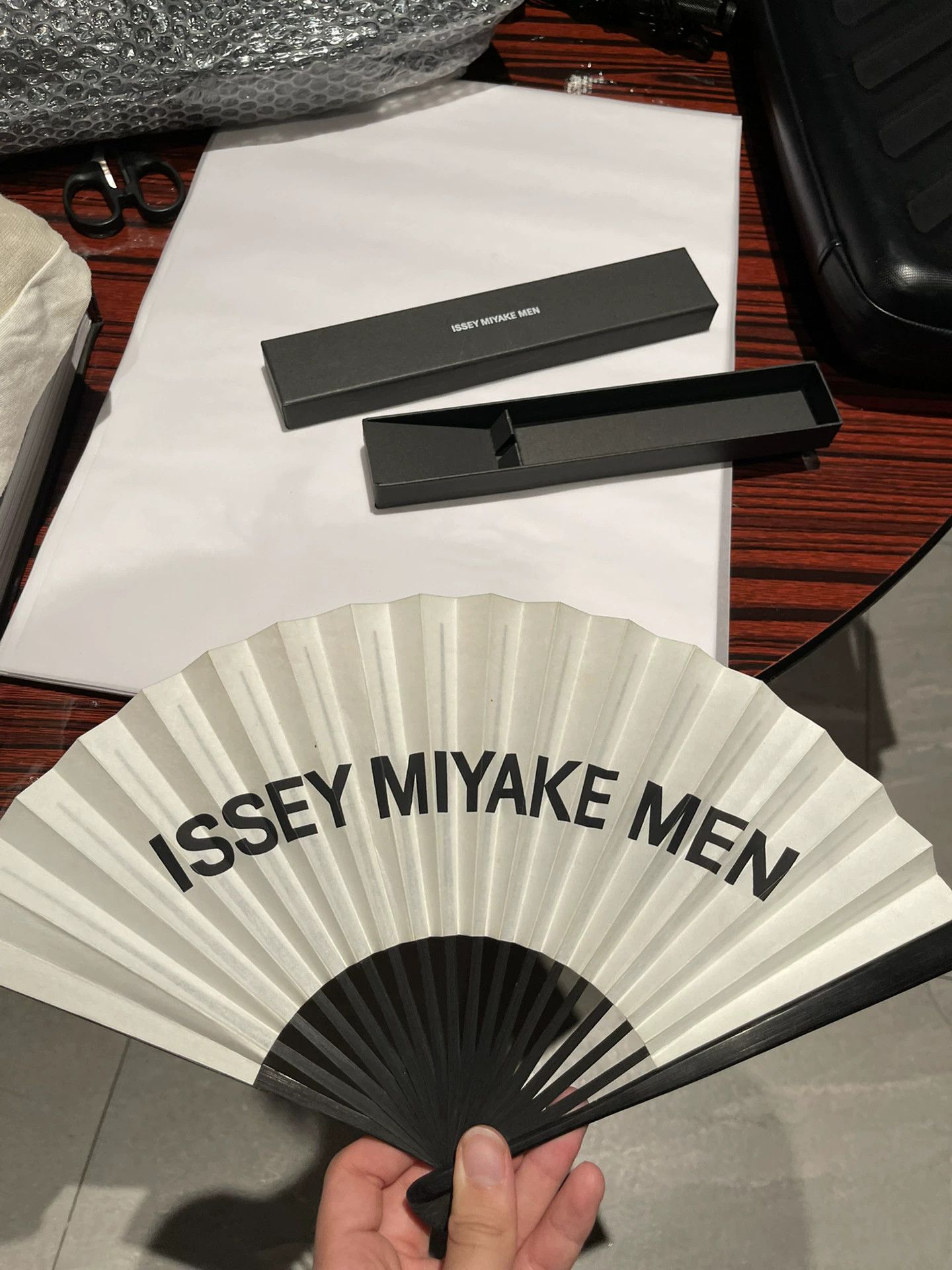 Issey Miyake Issey Miyake Men's 91 Archive Fan Size ONE SIZE - 2 Thumbnail