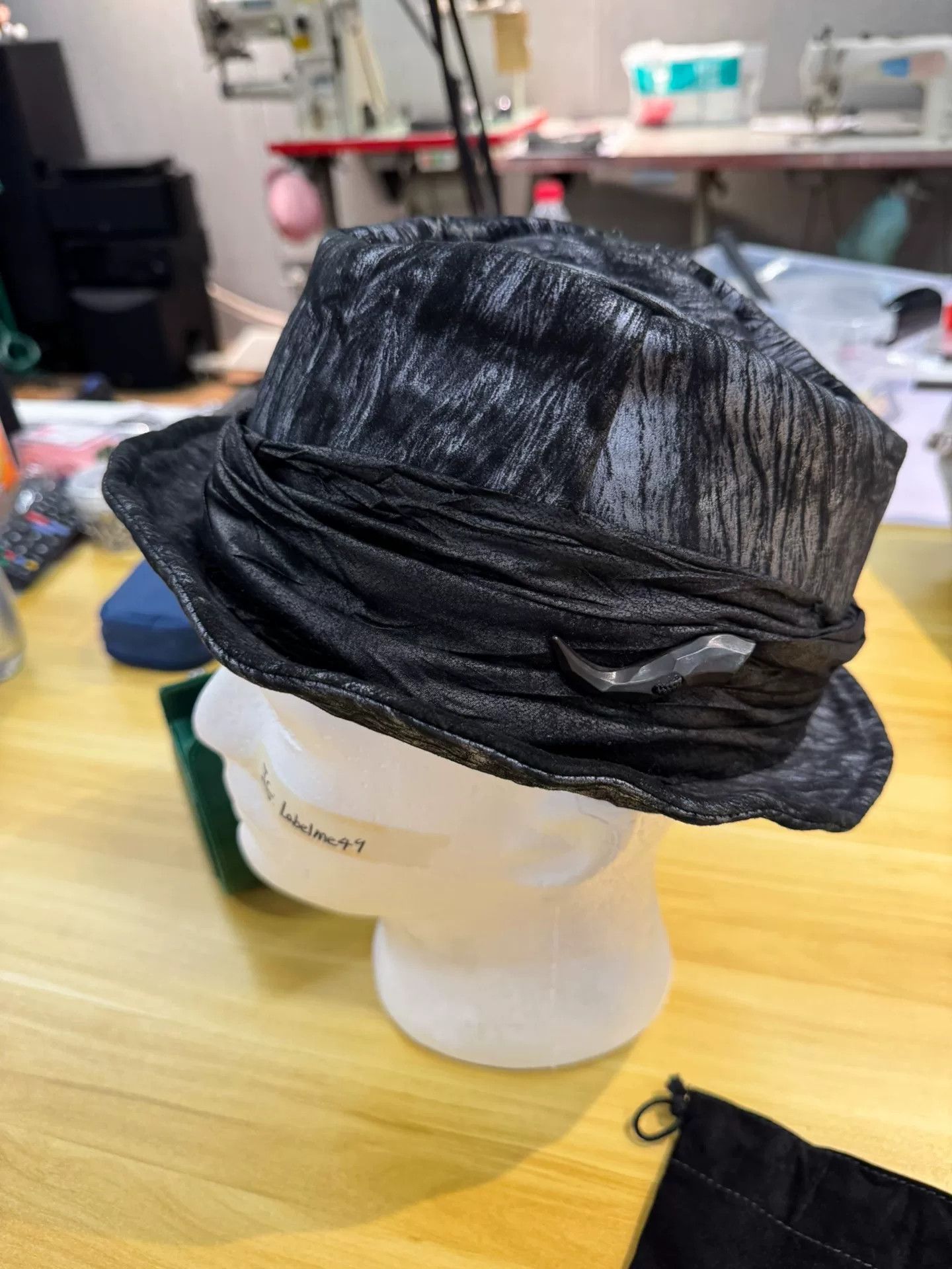 14th Addiction 14th Addiction Visual Kei Sheepskin Top Hat Size ONE SIZE - 3 Thumbnail