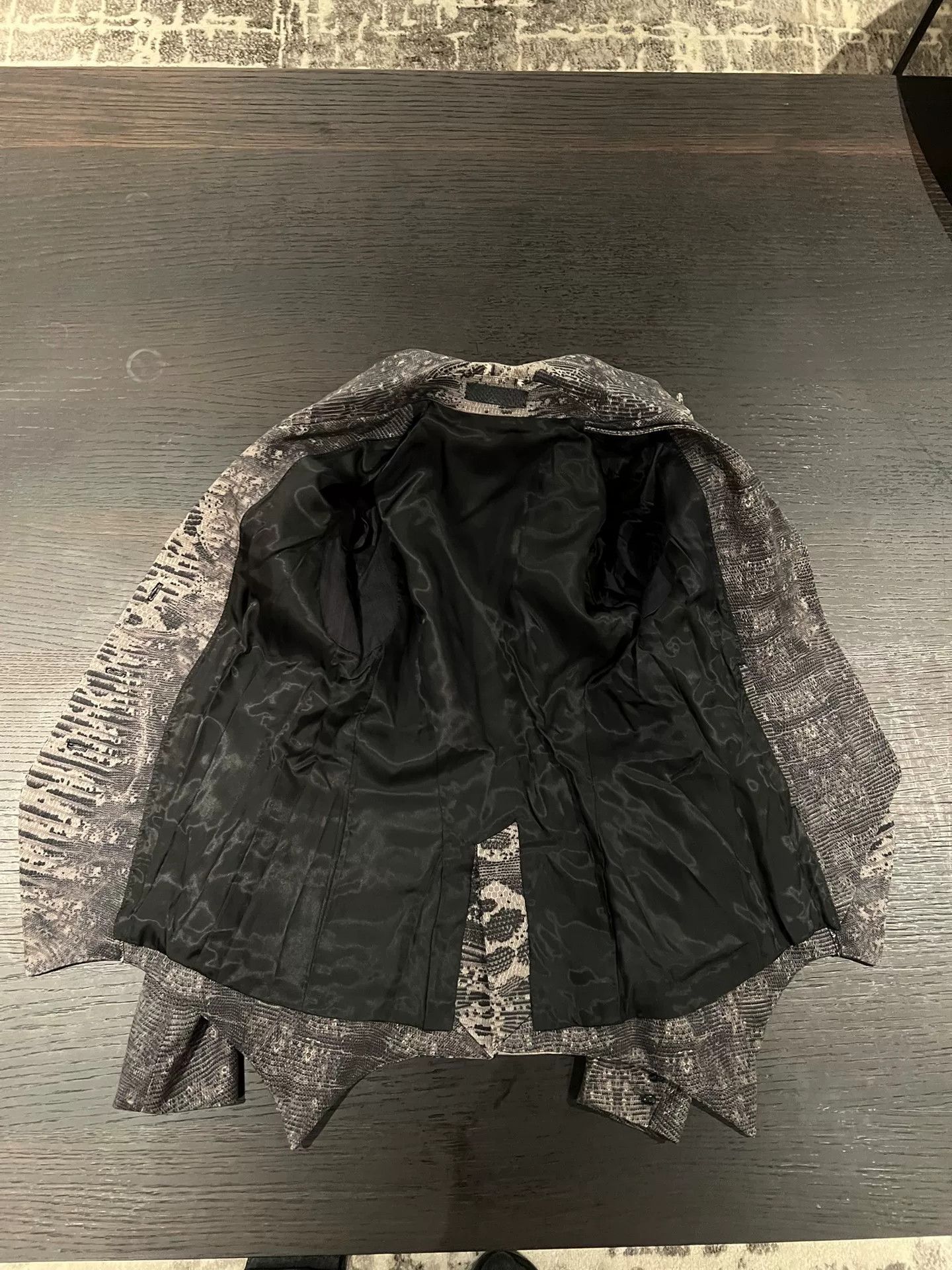 If Six Was Nine Reptile Snake Print Blazer Jacket Size XS / US 0-2 / IT 36-38 - 5 Thumbnail