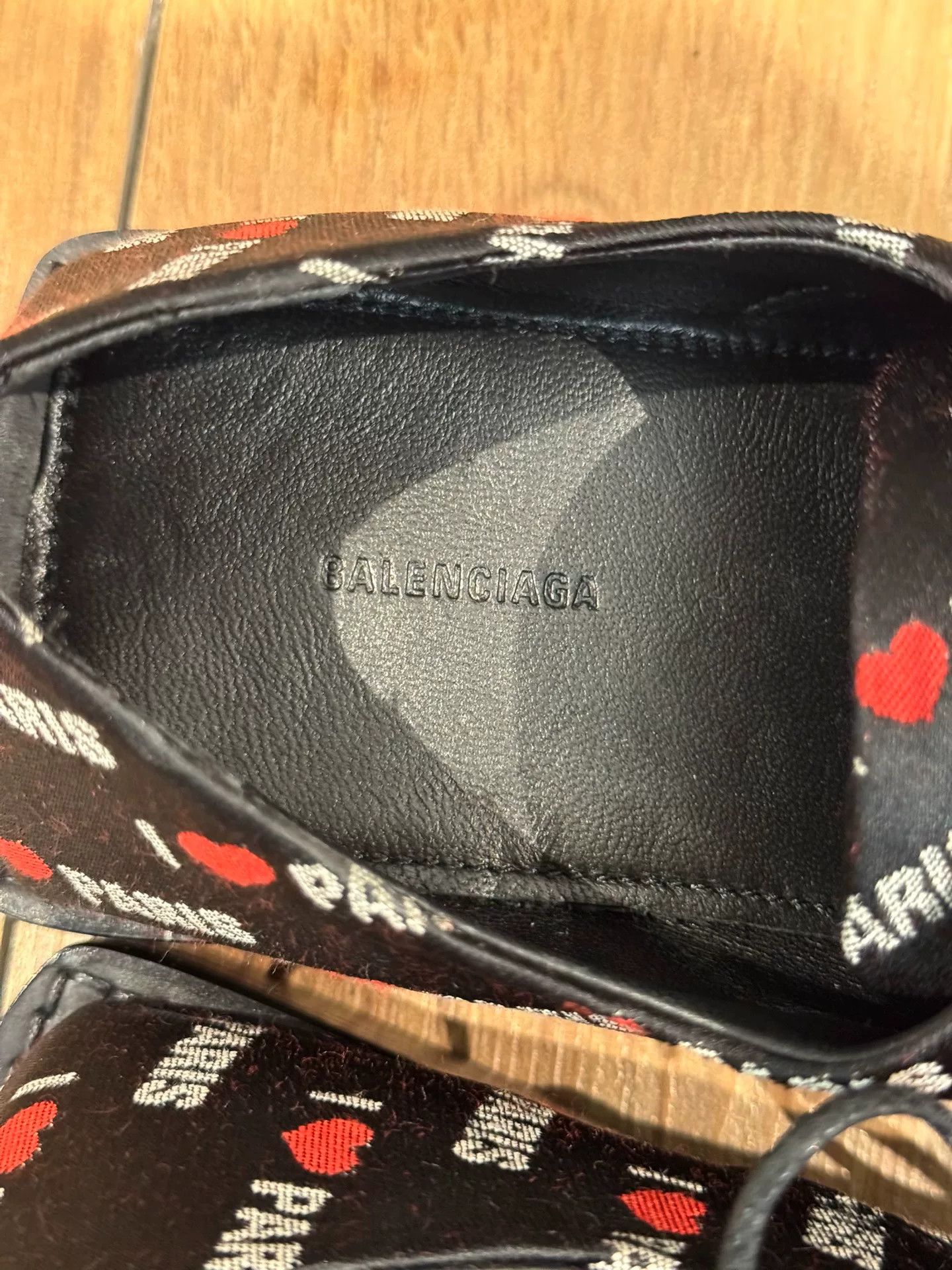 Balenciaga Balenciaga Square Toe 'I Love Paris' Derby Shoes Size US 7 / EU 40 - 3 Thumbnail