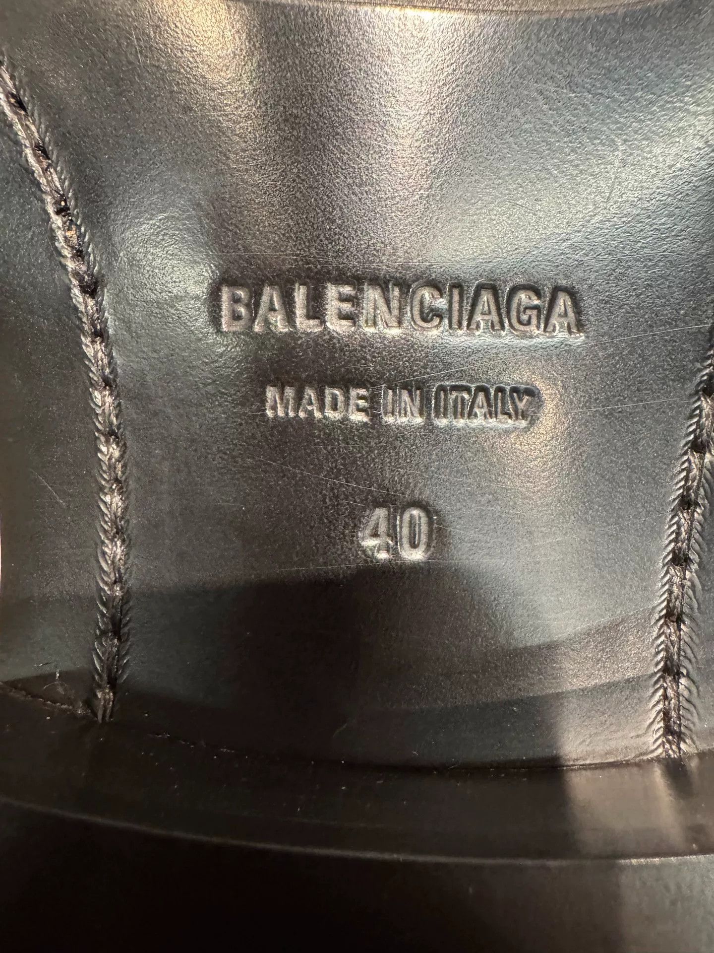 Balenciaga Balenciaga Square Toe 'I Love Paris' Derby Shoes Size US 7 / EU 40 - 6 Thumbnail