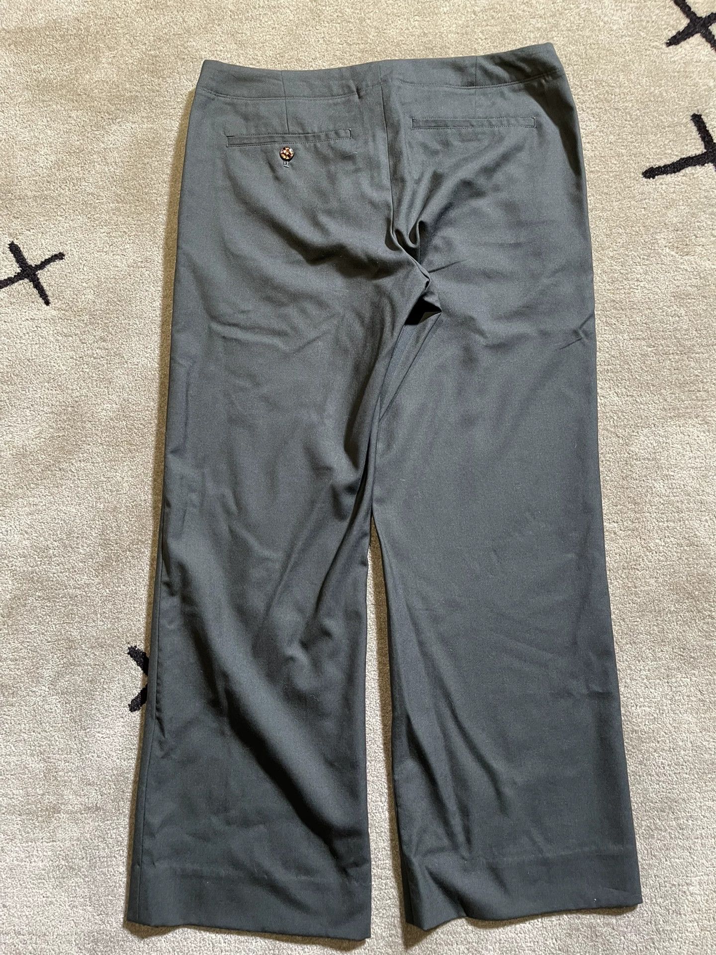 Issey Miyake Issey Miyake Green Cargo Pants Sample Size US 26 / EU 42 - 4 Thumbnail