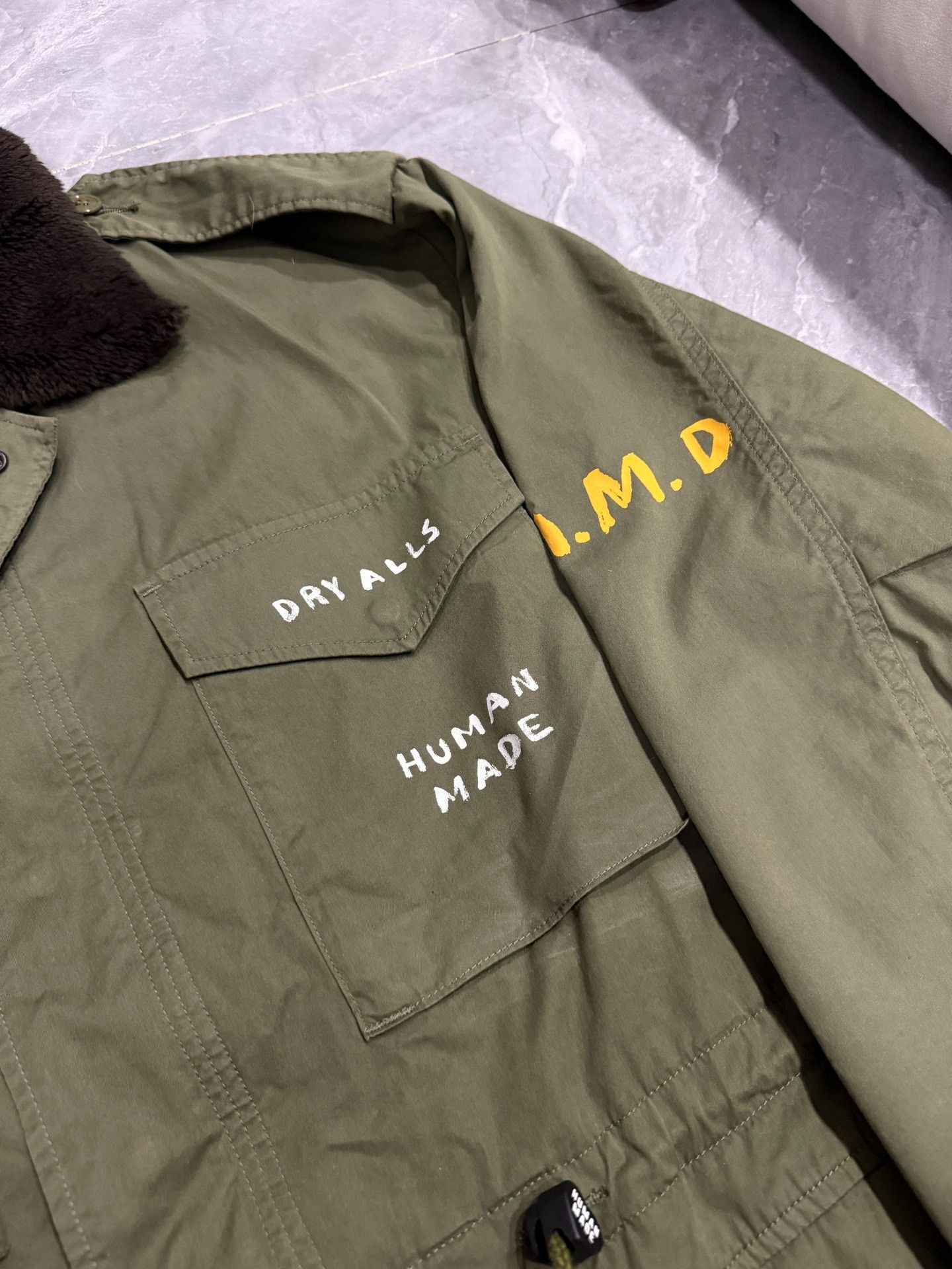 Human Made Human Made FW24 Military Graffiti Jacket Size US XXL / EU 58 / 5 - 5 Thumbnail