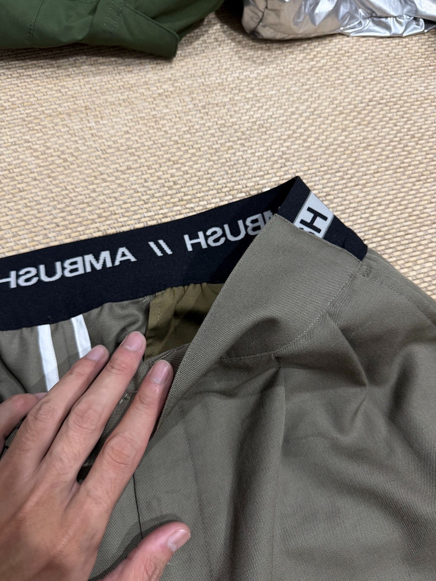 Ambush Design Ambush Gray Straight-Leg Trousers Size US 26 / EU 42 - 4 Thumbnail