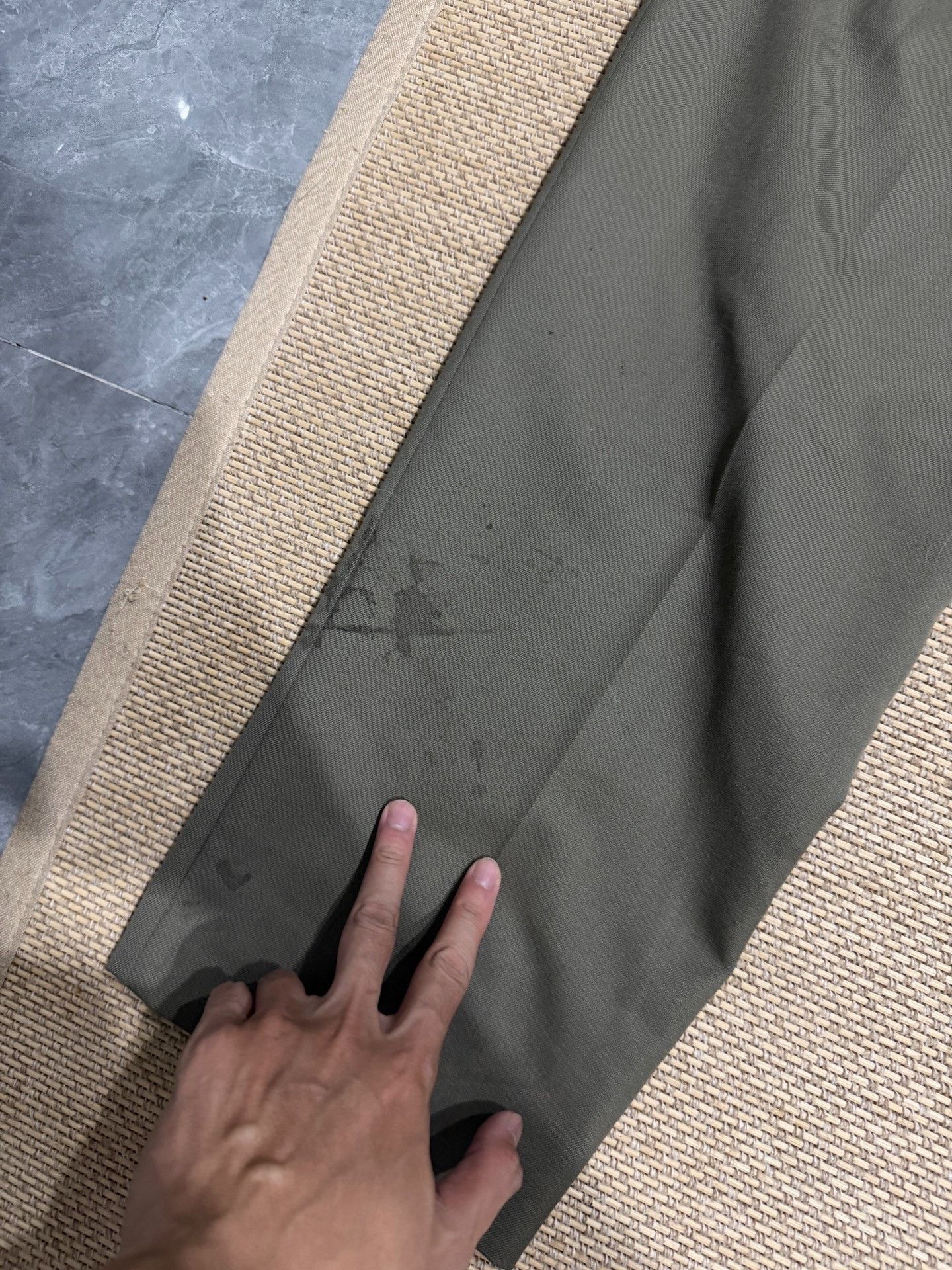Ambush Design Ambush Gray Straight-Leg Trousers Size US 26 / EU 42 - 8 Thumbnail