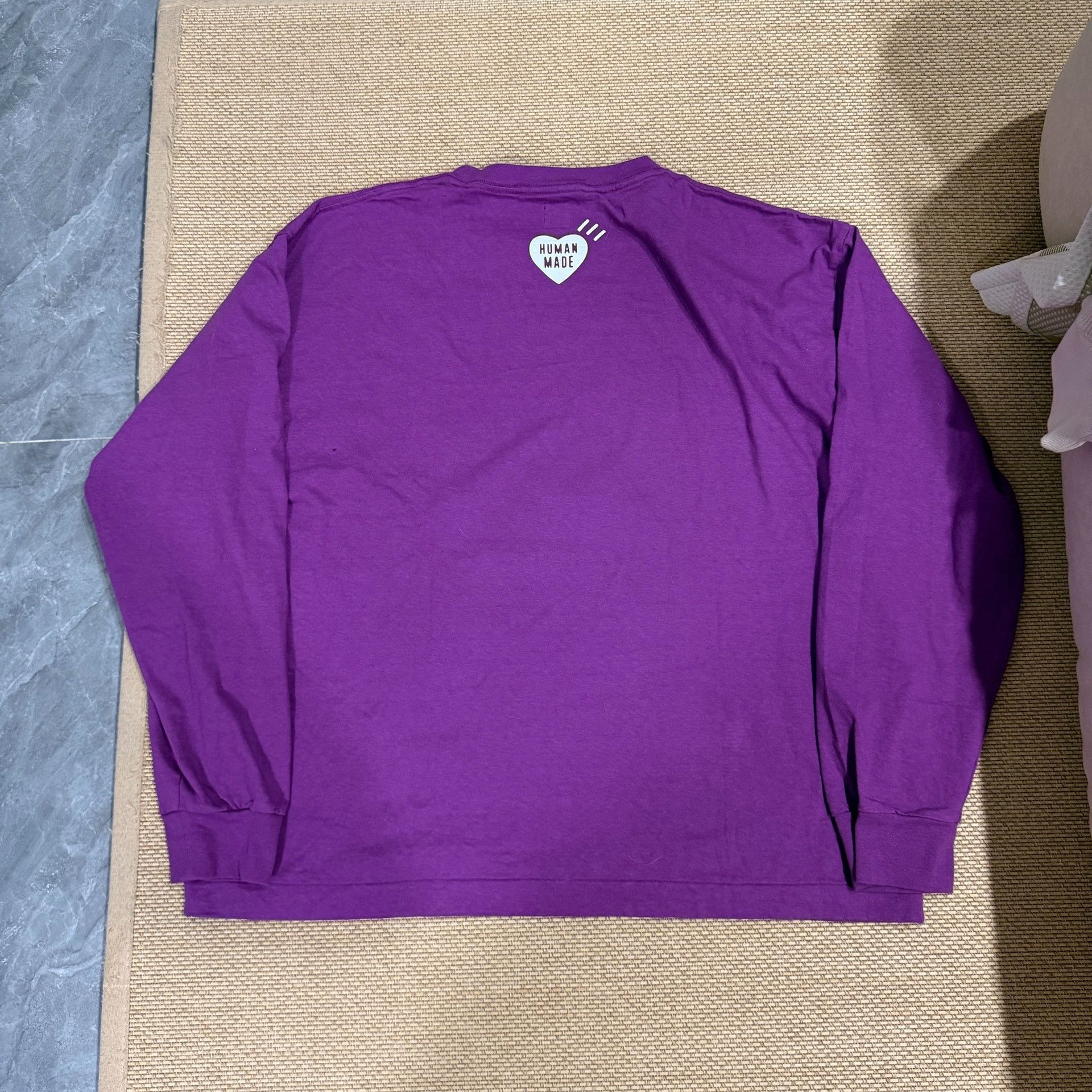 Human Made Human Made Purple Duck Long Sleeve Sweatshirt Size US XXL / EU 58 / 5 - 2 Thumbnail