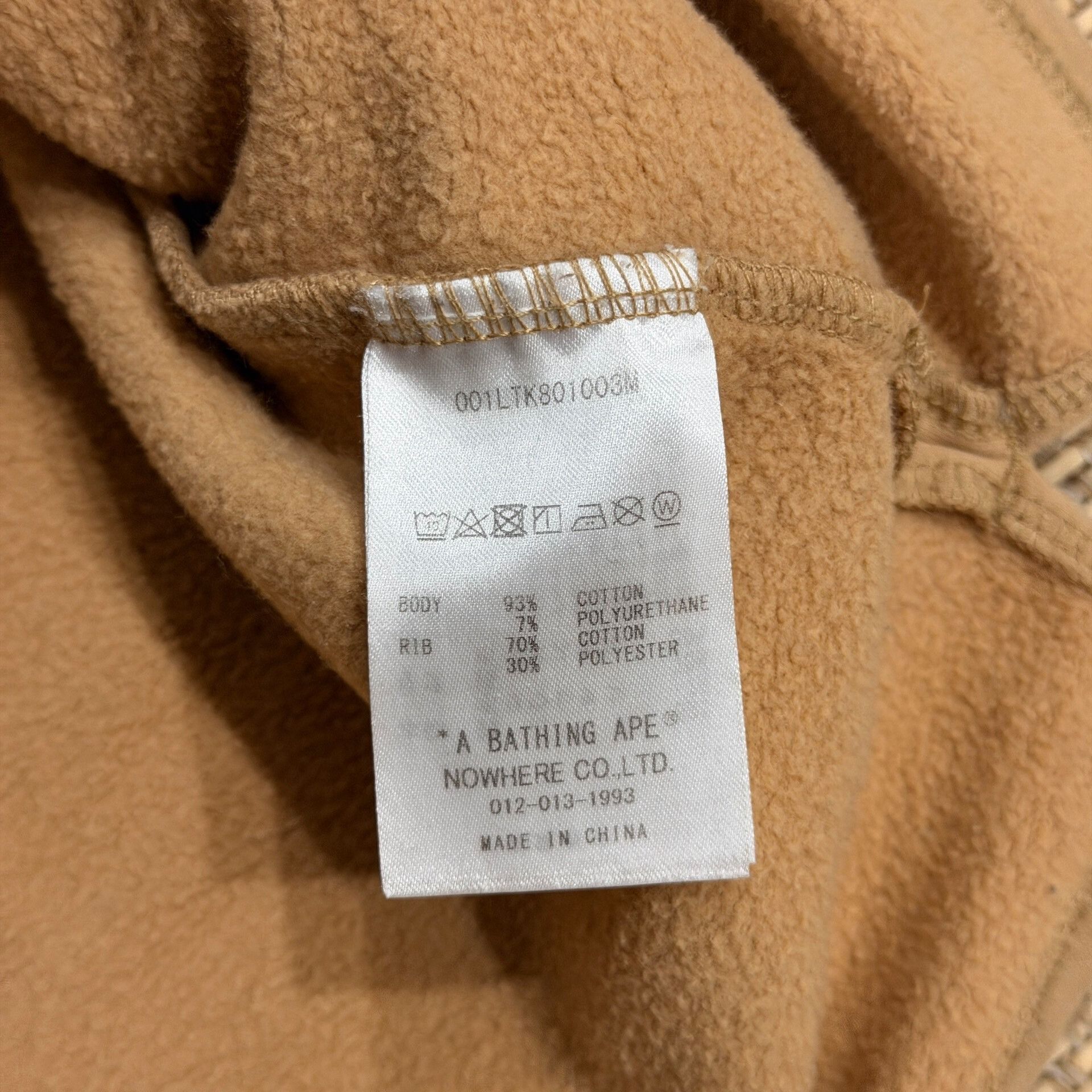 Bape BAPE Light Brown Big Ape Crewneck Sweatshirt Size US XL / EU 56 / 4 - 6 Thumbnail