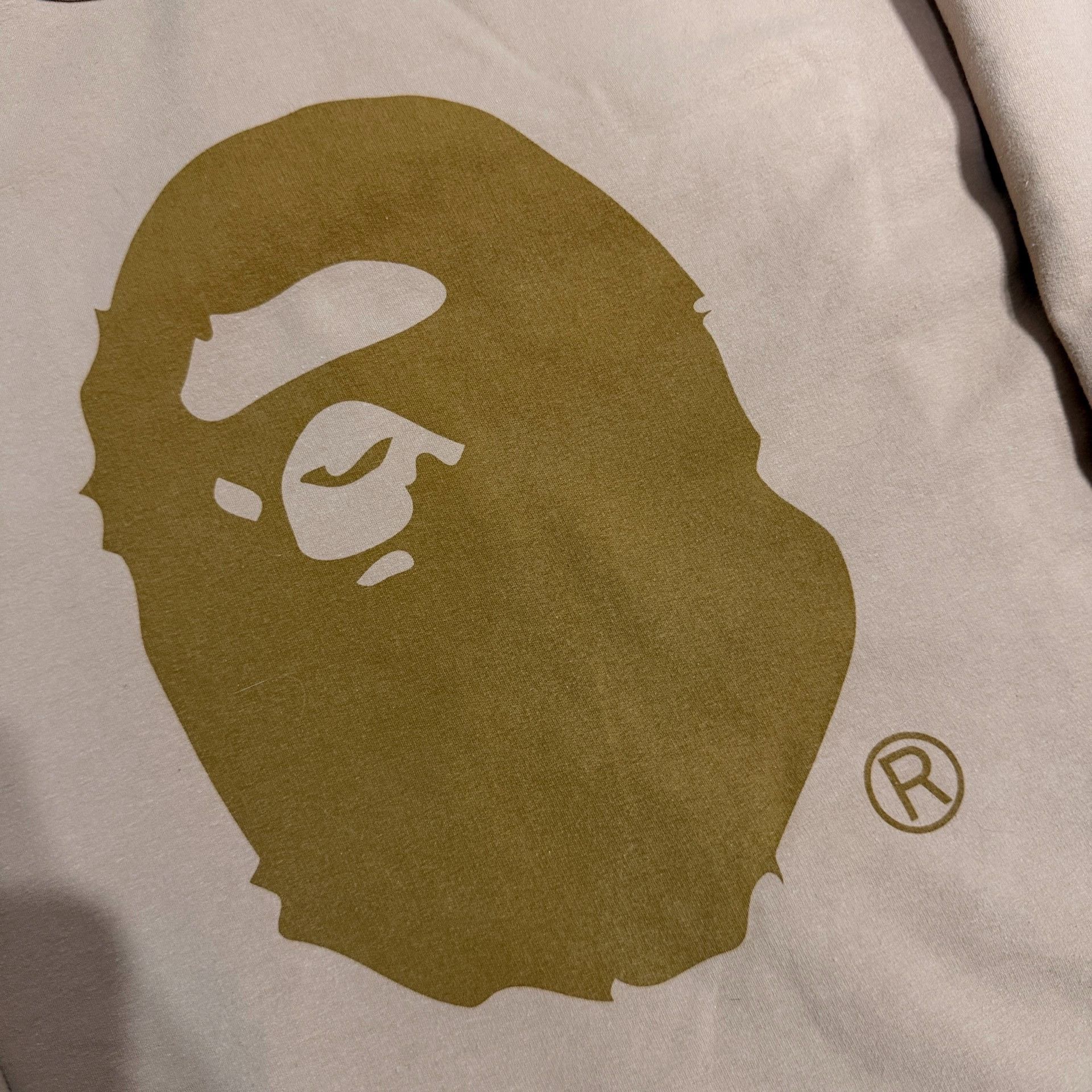 Bape BAPE Light Brown Big Ape Crewneck Sweatshirt Size US XL / EU 56 / 4 - 5 Thumbnail