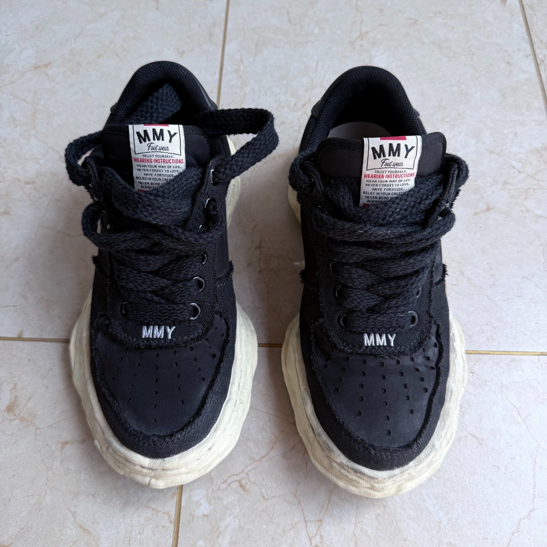 Maison MIHARA YASUHIRO Maison Mihara MMY Distressed Sneakers Size US 7 / EU 40 - 3 Thumbnail