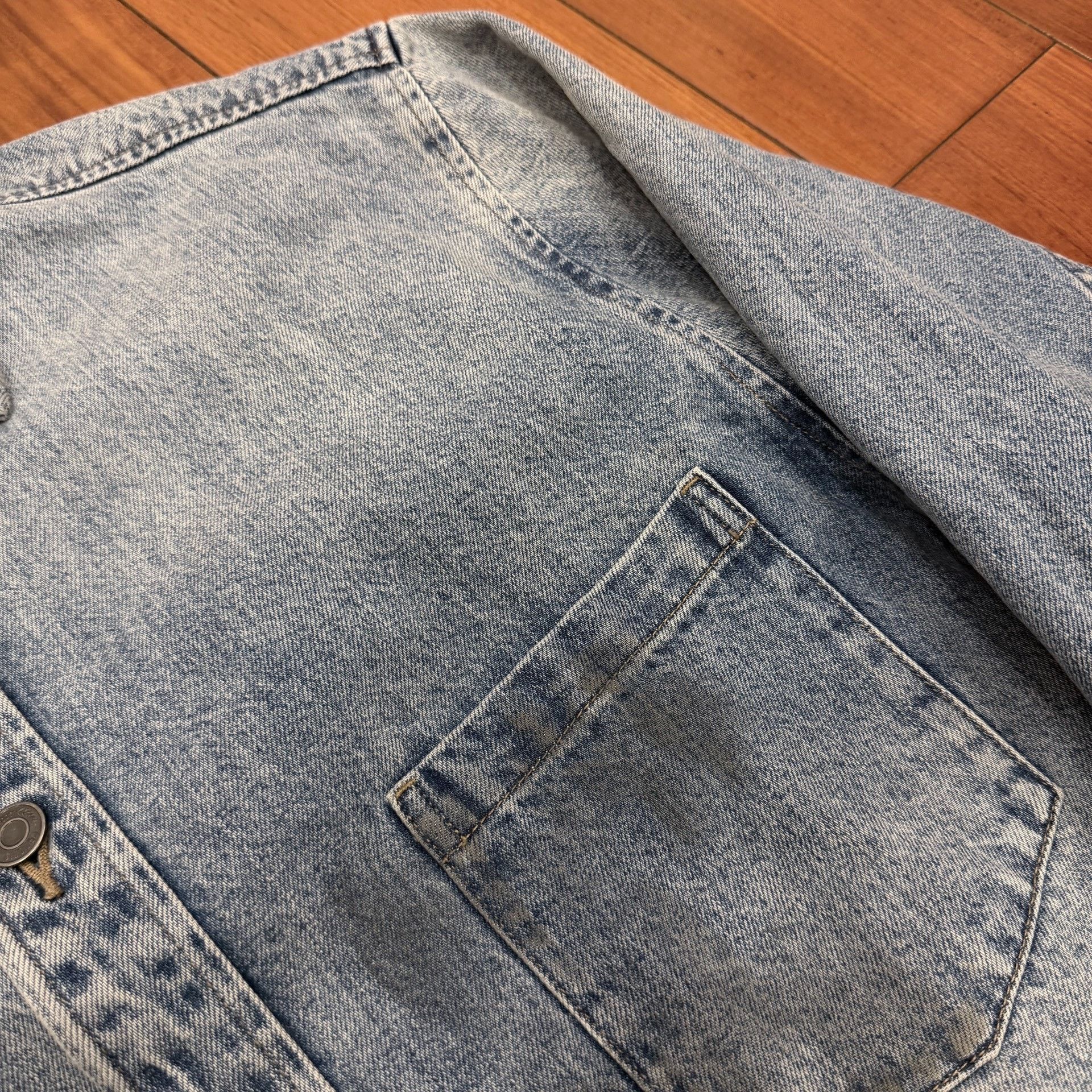 Croquis Washed Distressed Mud-Dyed Denim Shirt Jacket Size US S / EU 44-46 / 1 - 4 Thumbnail
