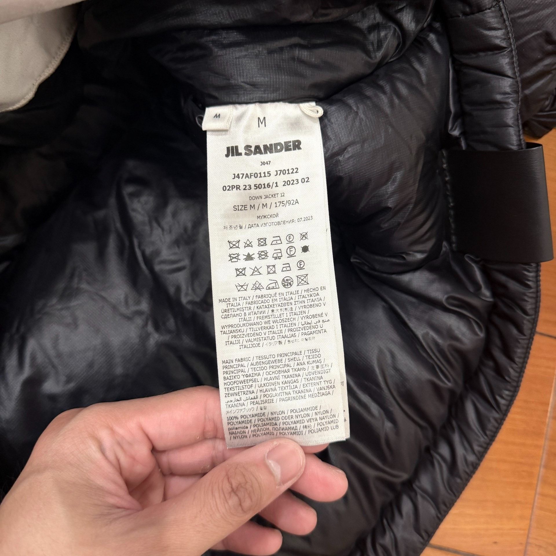 Jil Sander Jilsander Ultra-Puffy Lightweight Black Down Jacket Size US M / EU 48-50 / 2 - 5 Thumbnail
