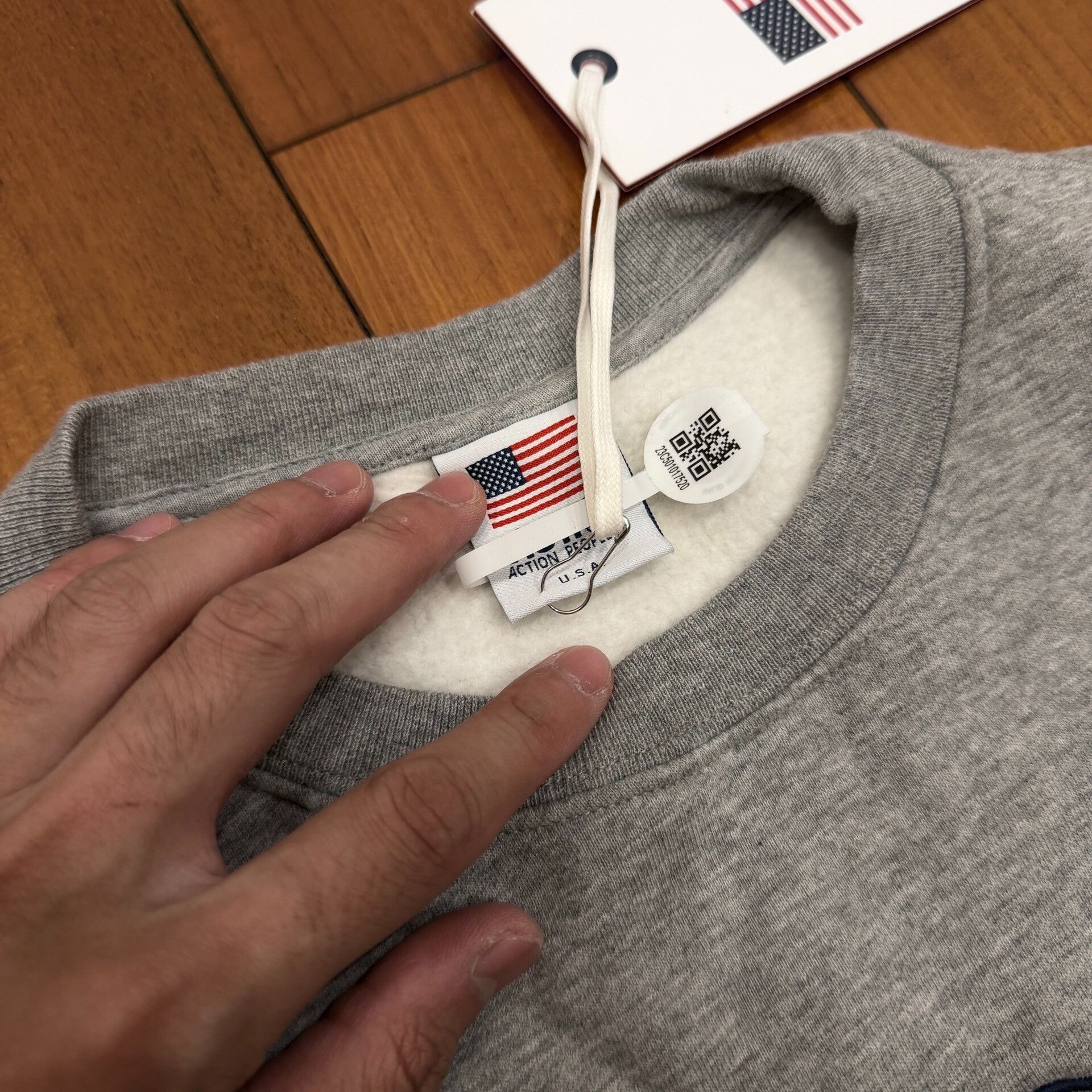 AUTRY Autry Gray Crewneck Sweatshirt Size US L / EU 52-54 / 3 - 3 Thumbnail