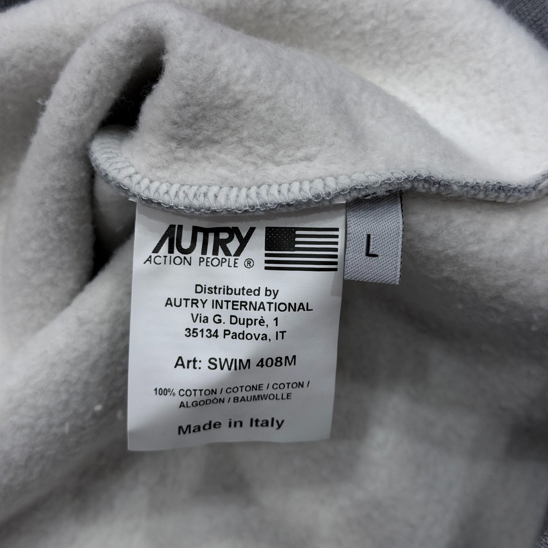 AUTRY Autry Gray Crewneck Sweatshirt Size US L / EU 52-54 / 3 - 5 Thumbnail