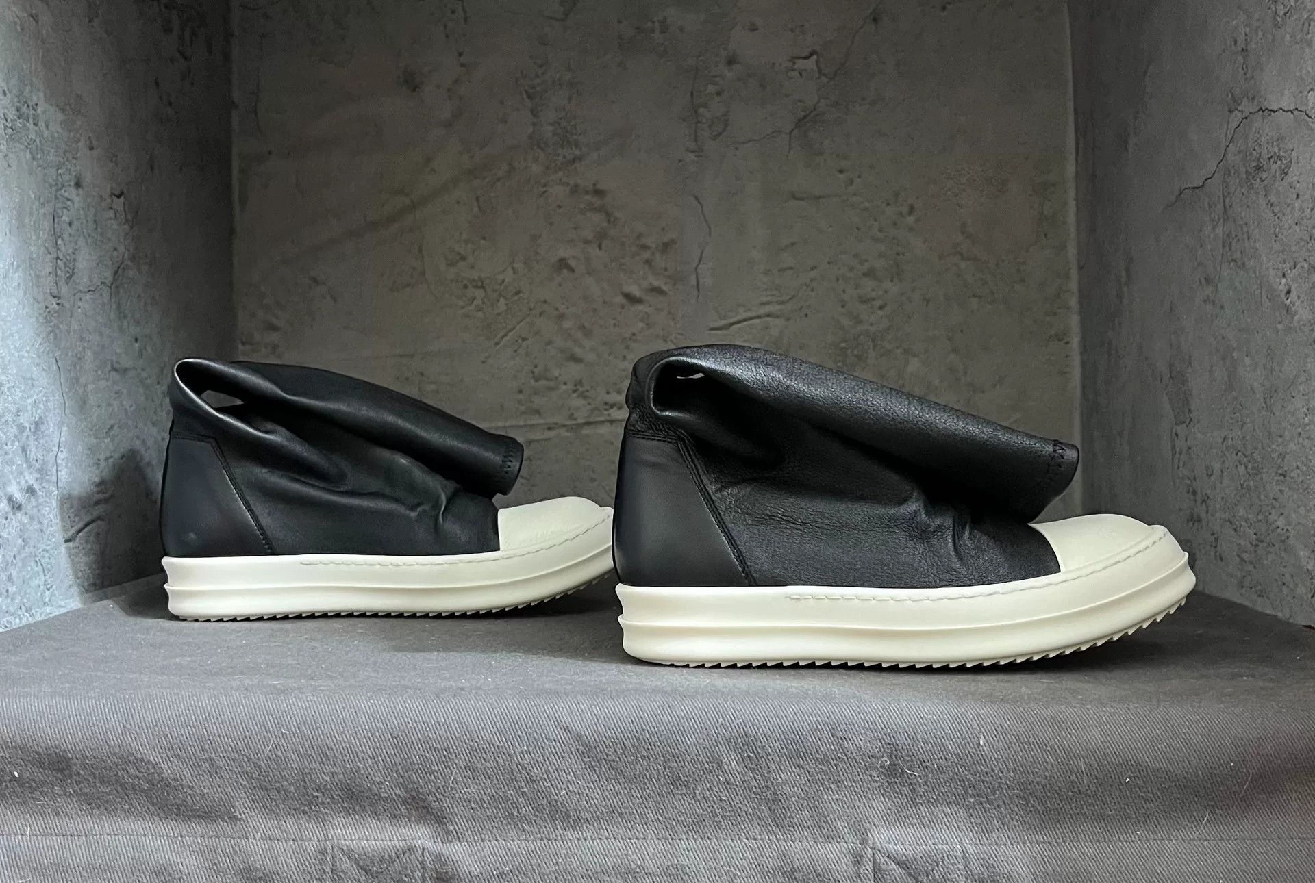 Rick Owens Rick Owens 17FW LNSP Lambskin Mid-Calf Boots Size US 4 / IT 34 - 4 Thumbnail