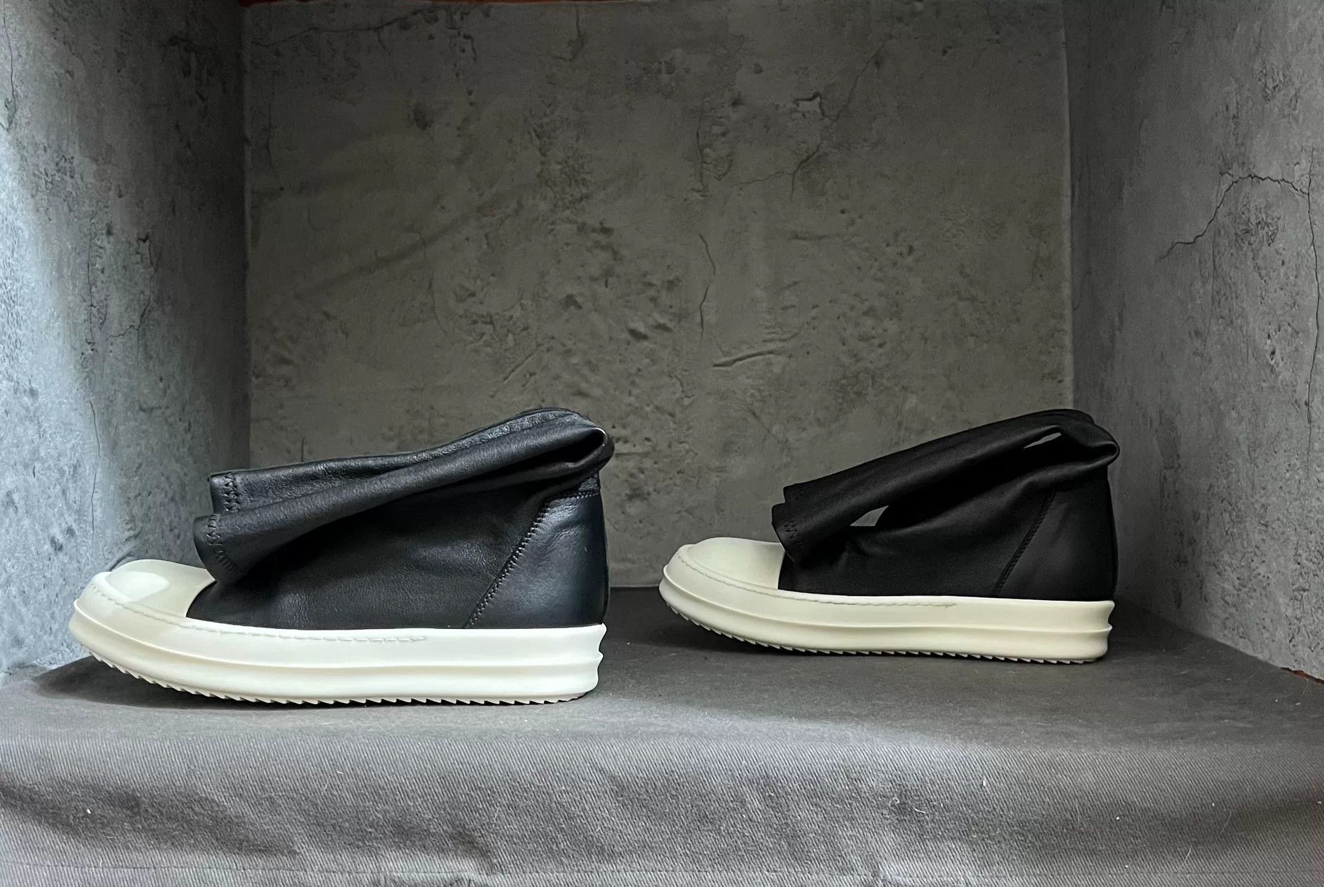 Rick Owens Rick Owens 17FW LNSP Lambskin Mid-Calf Boots Size US 4 / IT 34 - 5 Thumbnail