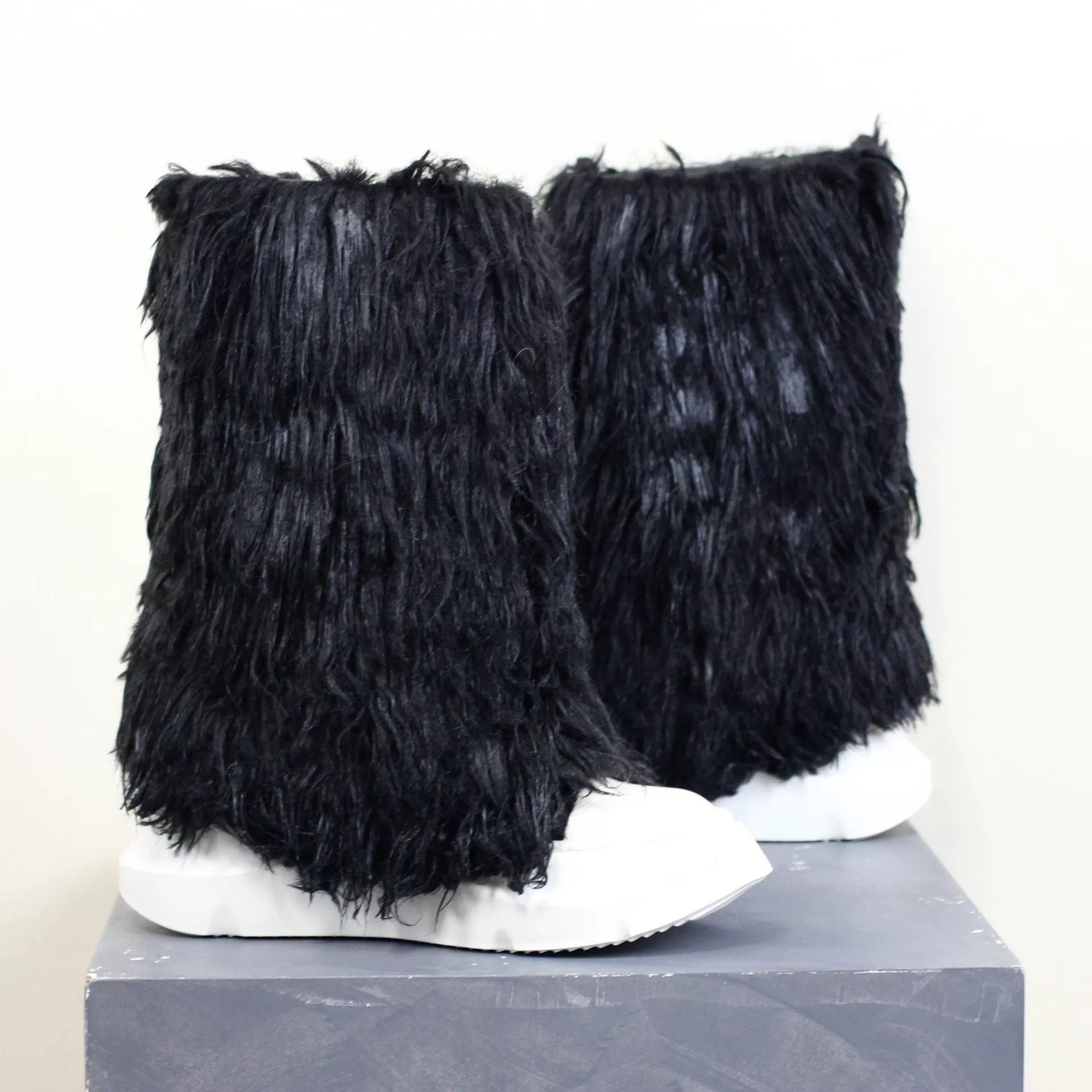Rick Owens Drkshdw Rick Owens 21 Wax Fur Mid-Calf Boots Size US 8 / IT 38 - 5 Thumbnail