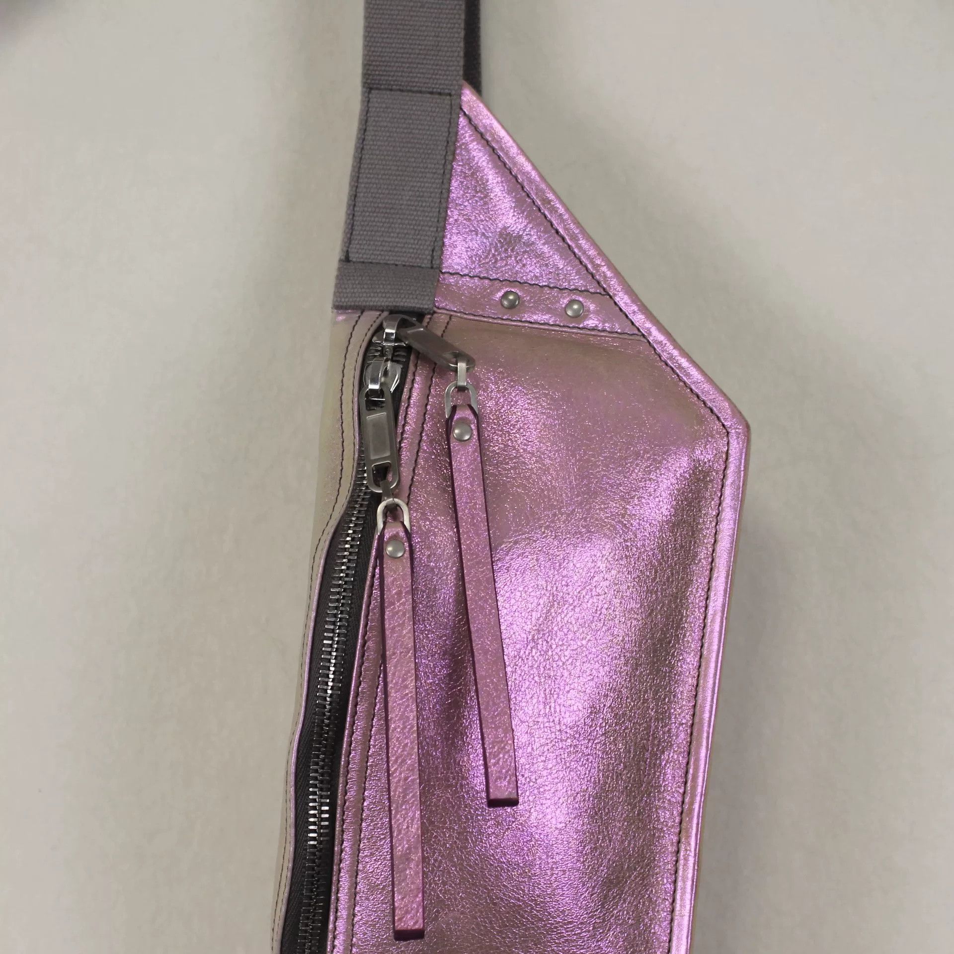 Rick Owens Rick Owens Laser Leather Shoulder Bag Size ONE SIZE - 2 Thumbnail