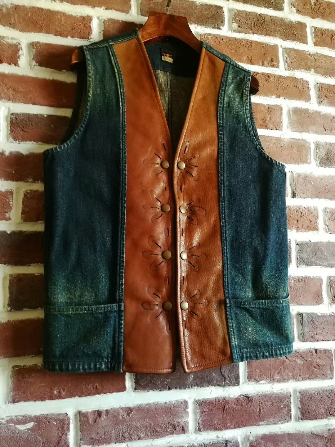 Kapital Kapital Western Leather-Trimmed Vest Size US L / EU 52-54 / 3 - 3 Thumbnail