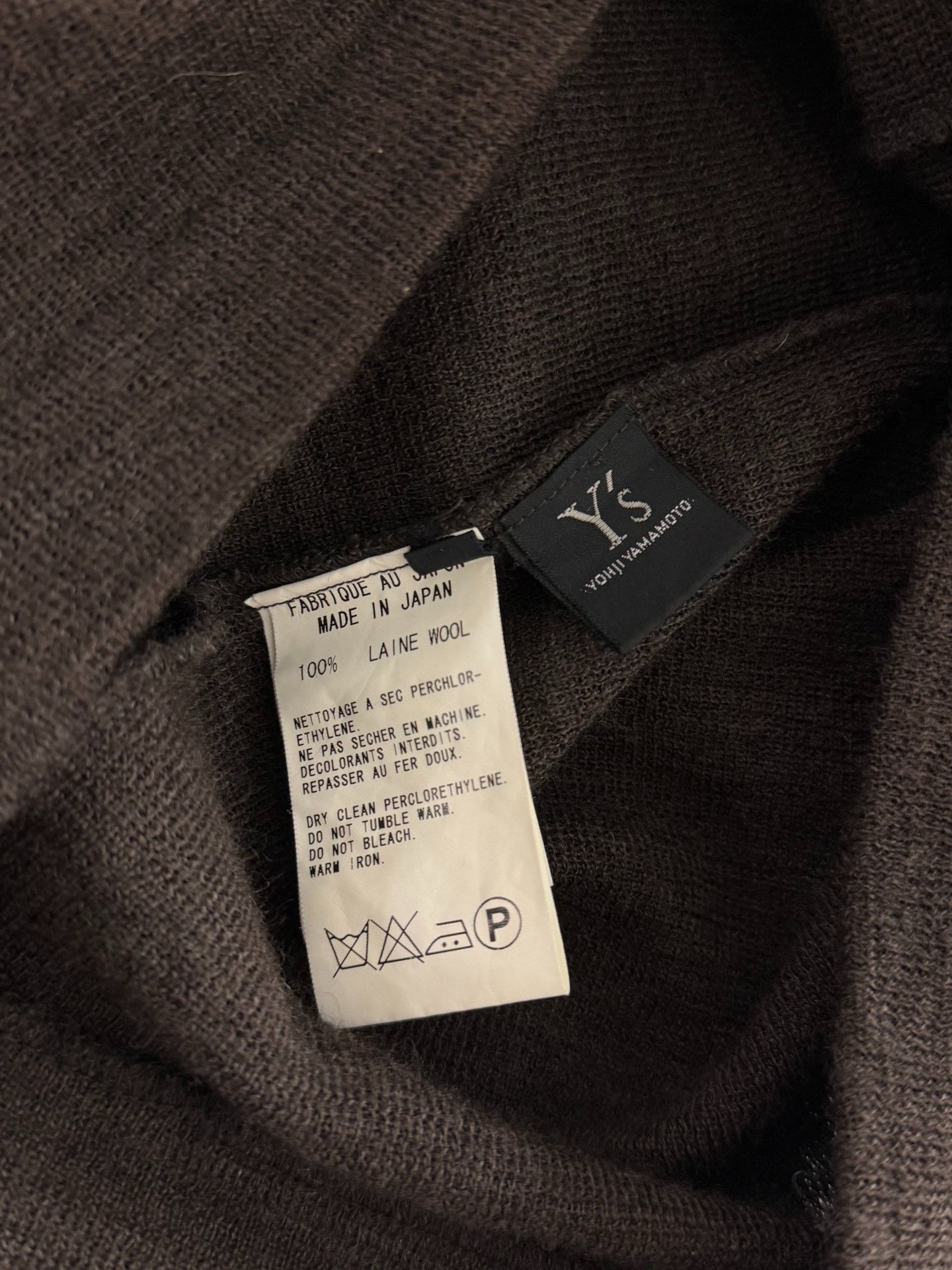 Yohji Yamamoto Y's Reversible Irregular Wool Top Size L / US 10 / IT 46 - 9 Thumbnail