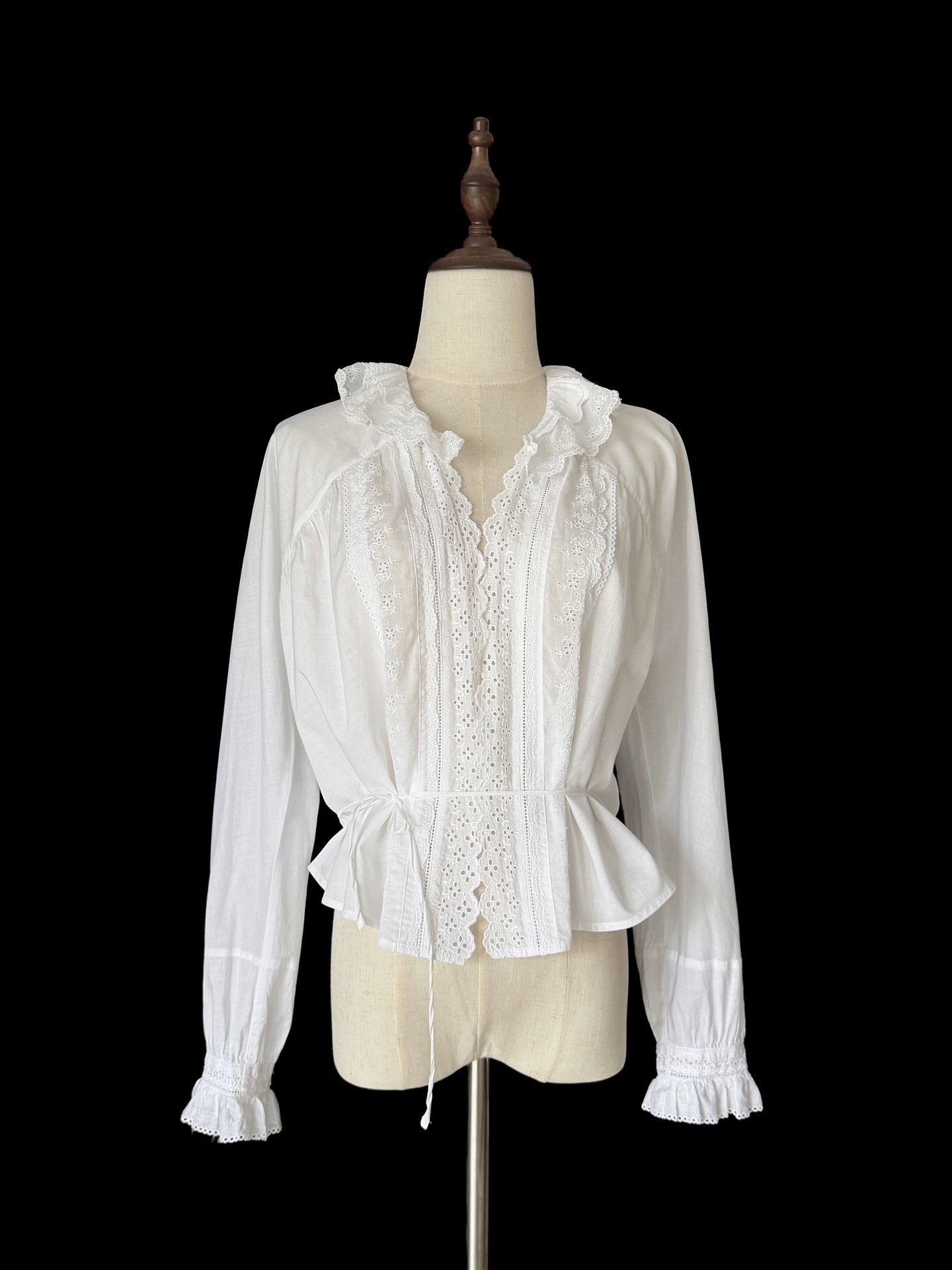 Comme des Garcons Comme des Garçons Lace Tie Top Size M / US 6-8 / IT 42-44 - 3 Thumbnail