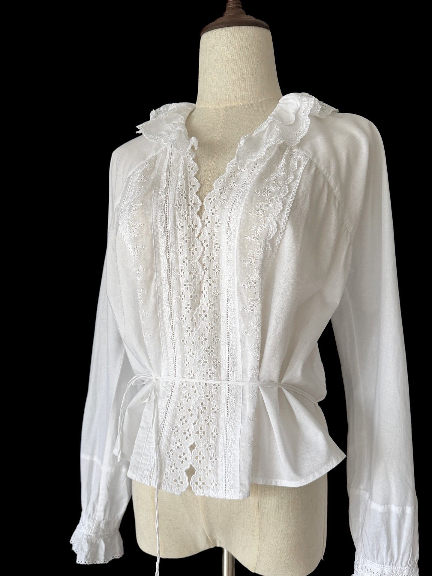 Comme des Garcons Comme des Garçons Lace Tie Top Size M / US 6-8 / IT 42-44 - 2 Thumbnail