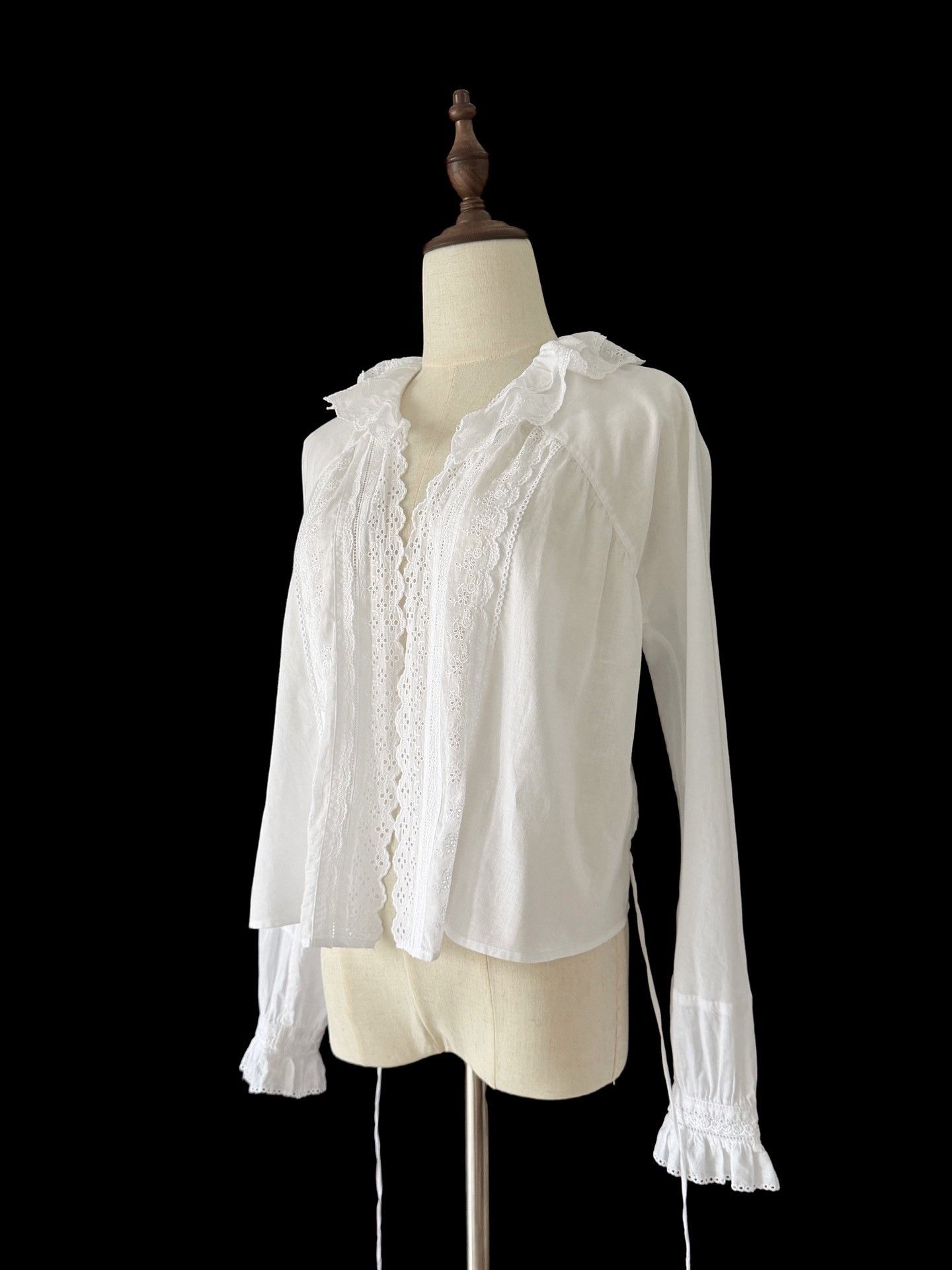 Comme des Garcons Comme des Garçons Lace Tie Top Size M / US 6-8 / IT 42-44 - 4 Thumbnail