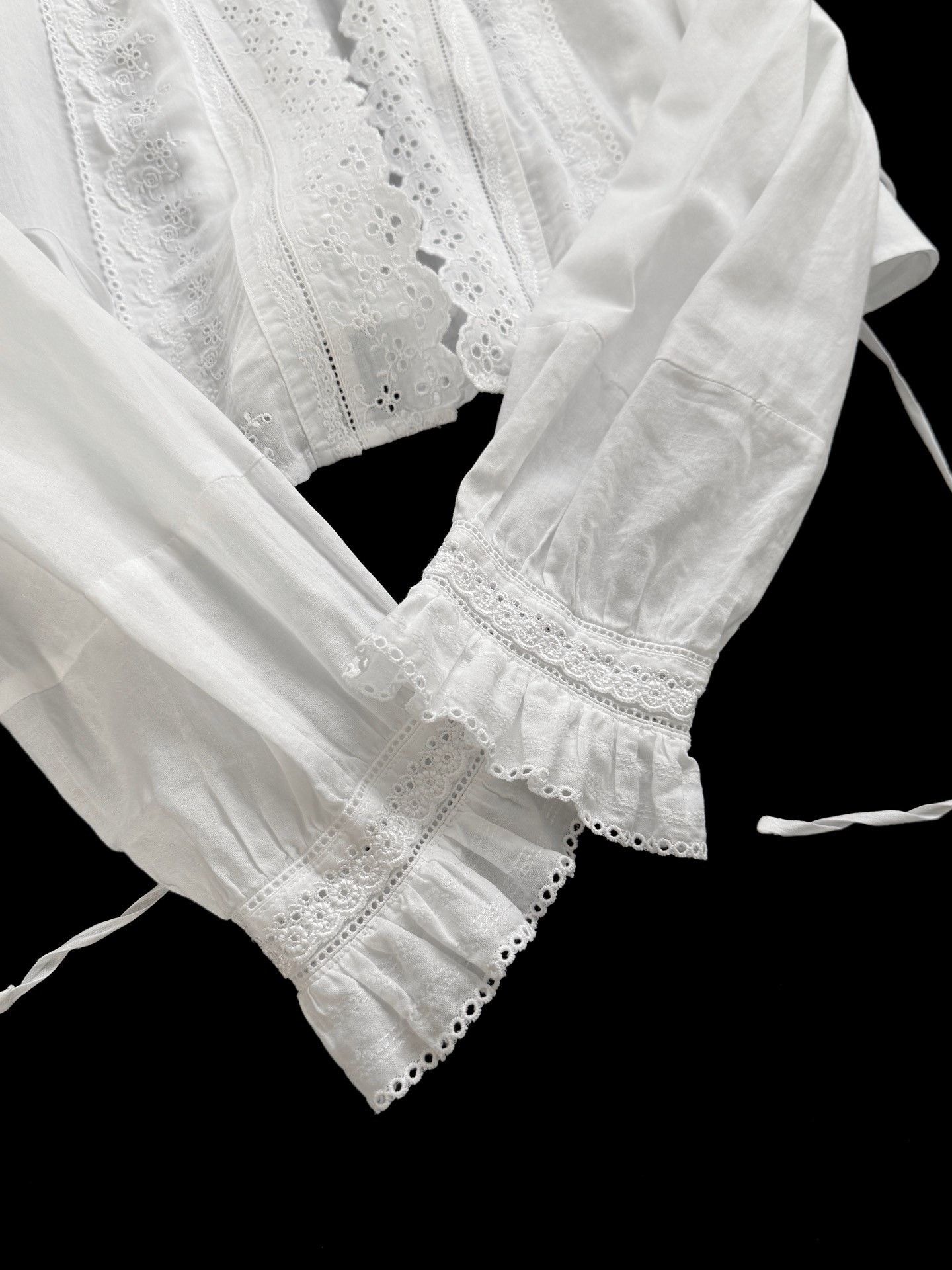 Comme des Garcons Comme des Garçons Lace Tie Top Size M / US 6-8 / IT 42-44 - 5 Thumbnail