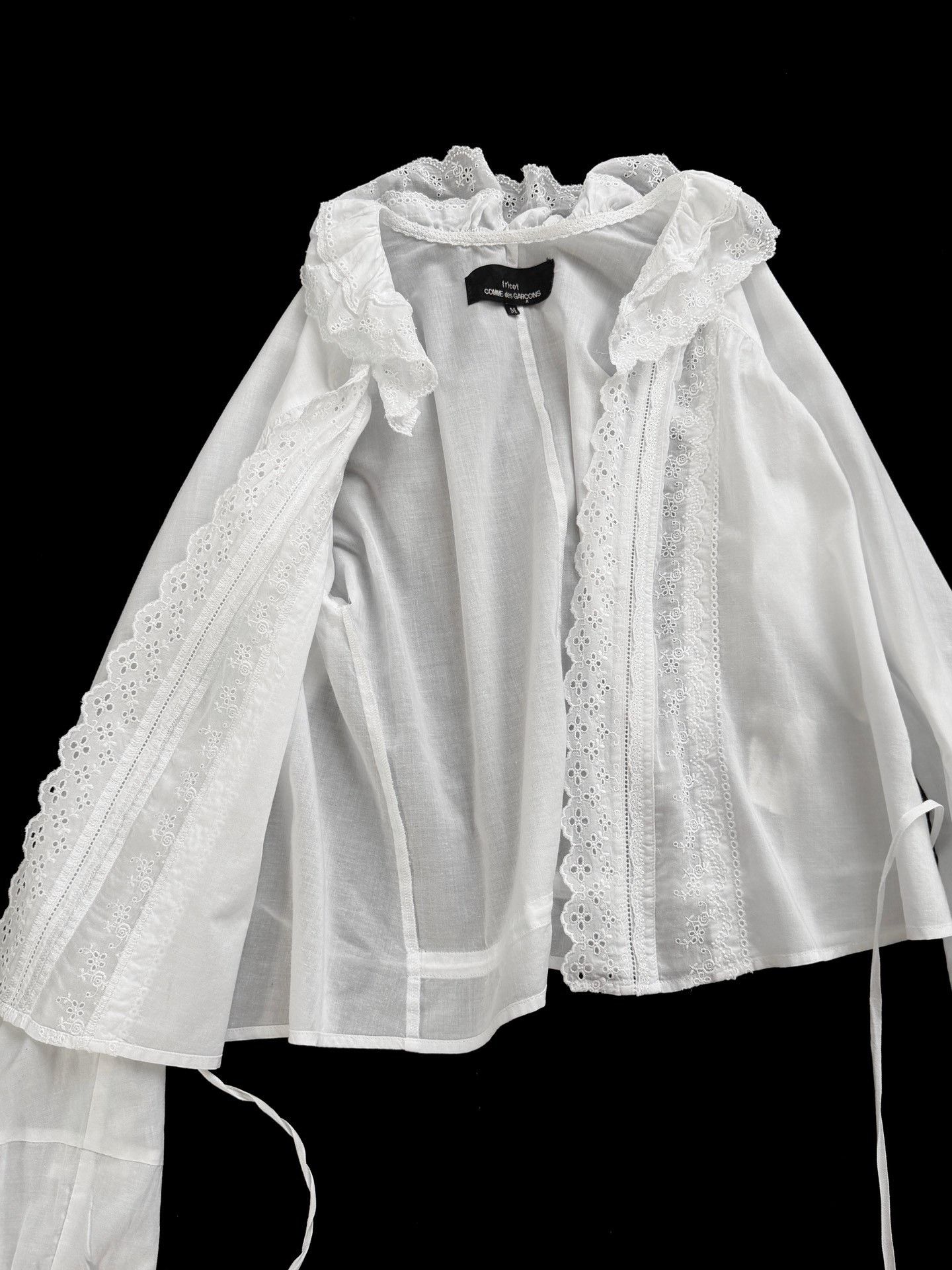 Comme des Garcons Comme des Garçons Lace Tie Top Size M / US 6-8 / IT 42-44 - 8 Thumbnail