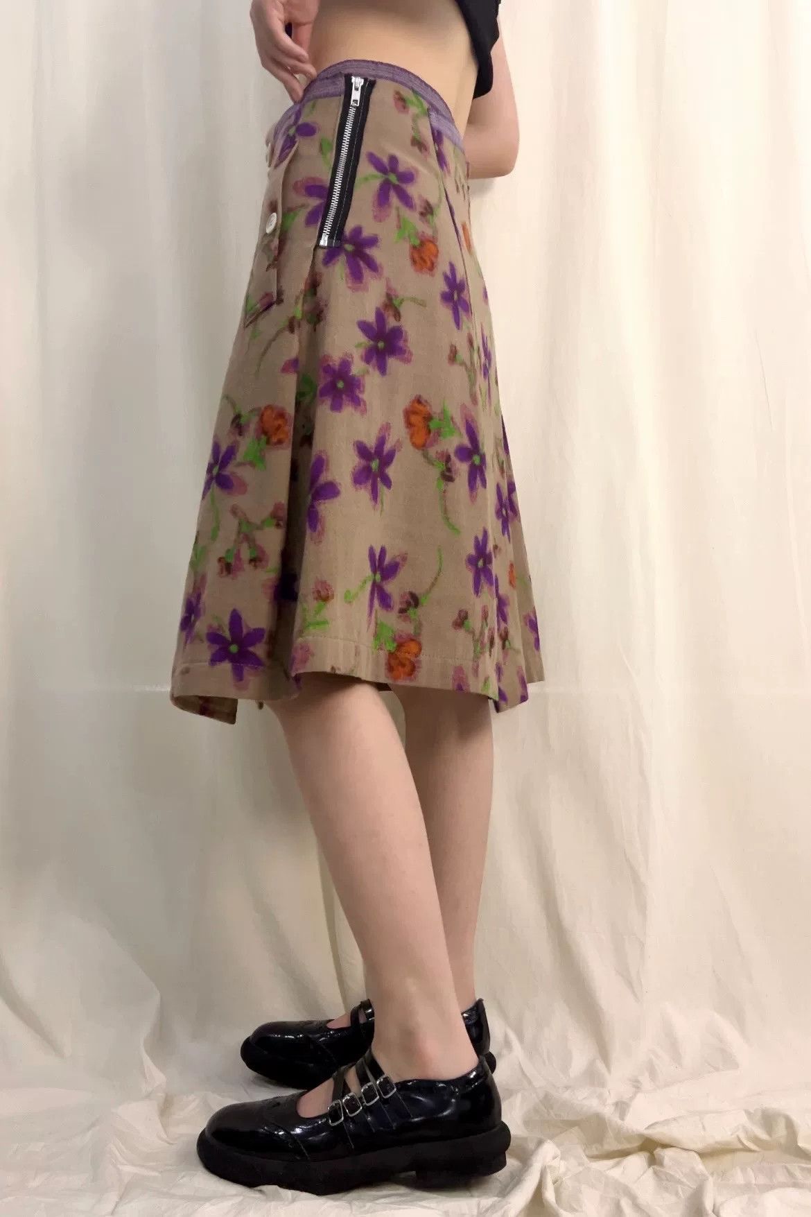 Comme des Garcons Comme des Garcons Floral Button Skirt Size 36" / US 14 / IT 50 - 9 Thumbnail