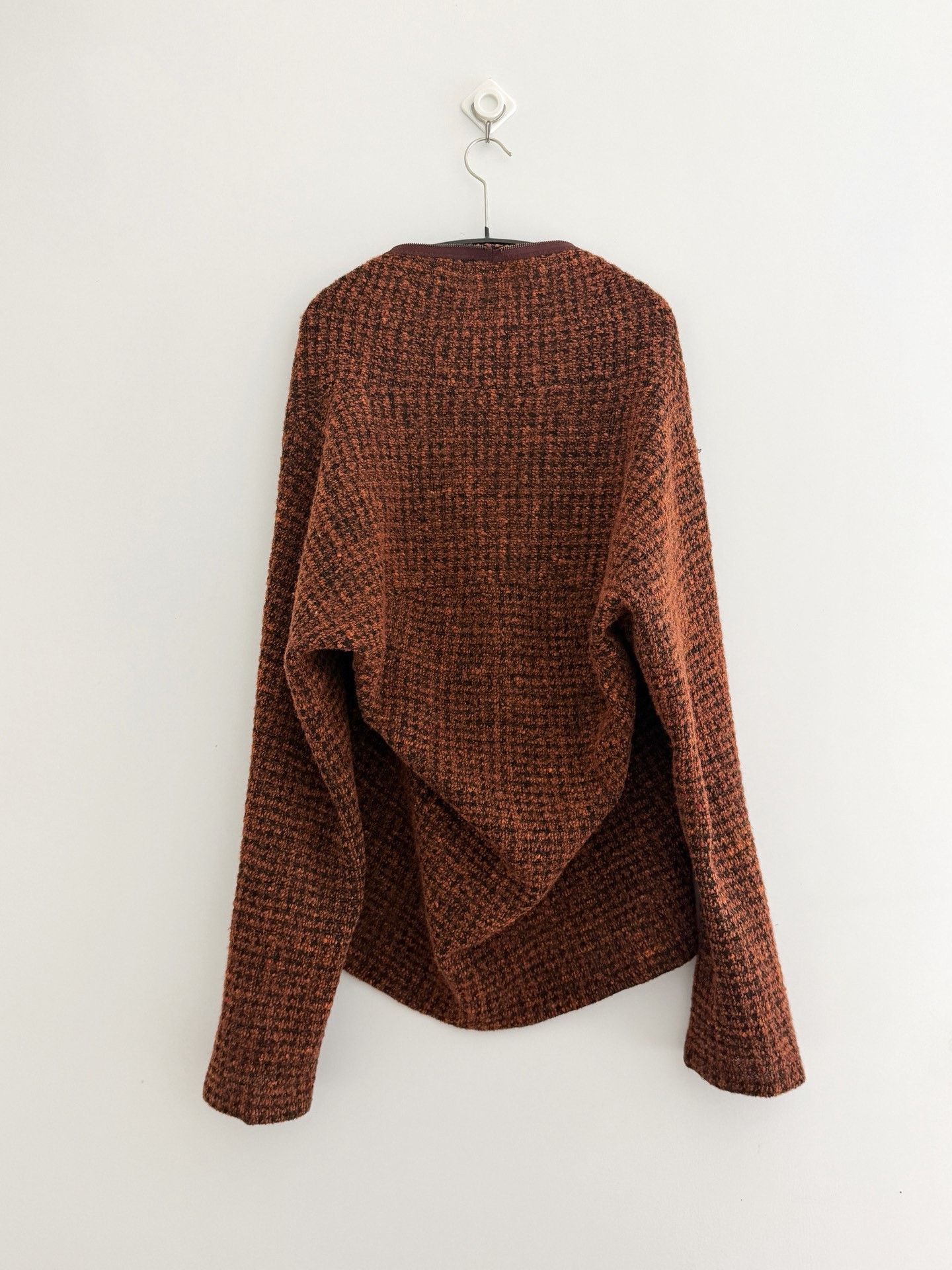 Yohji Yamamoto Yohji Yamamoto 2000AW Full-Zip Wool Top Size L / US 10 / IT 46 - 4 Thumbnail