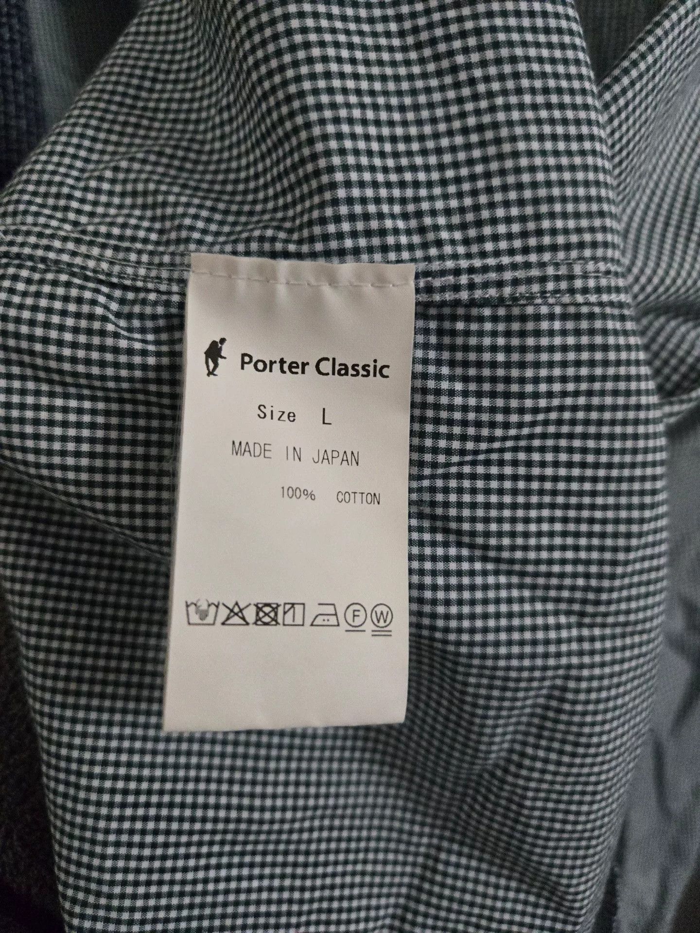 Porter Classic Porter Classic 23SS Green White Check Size US L / EU 52-54 / 3 - 4 Thumbnail
