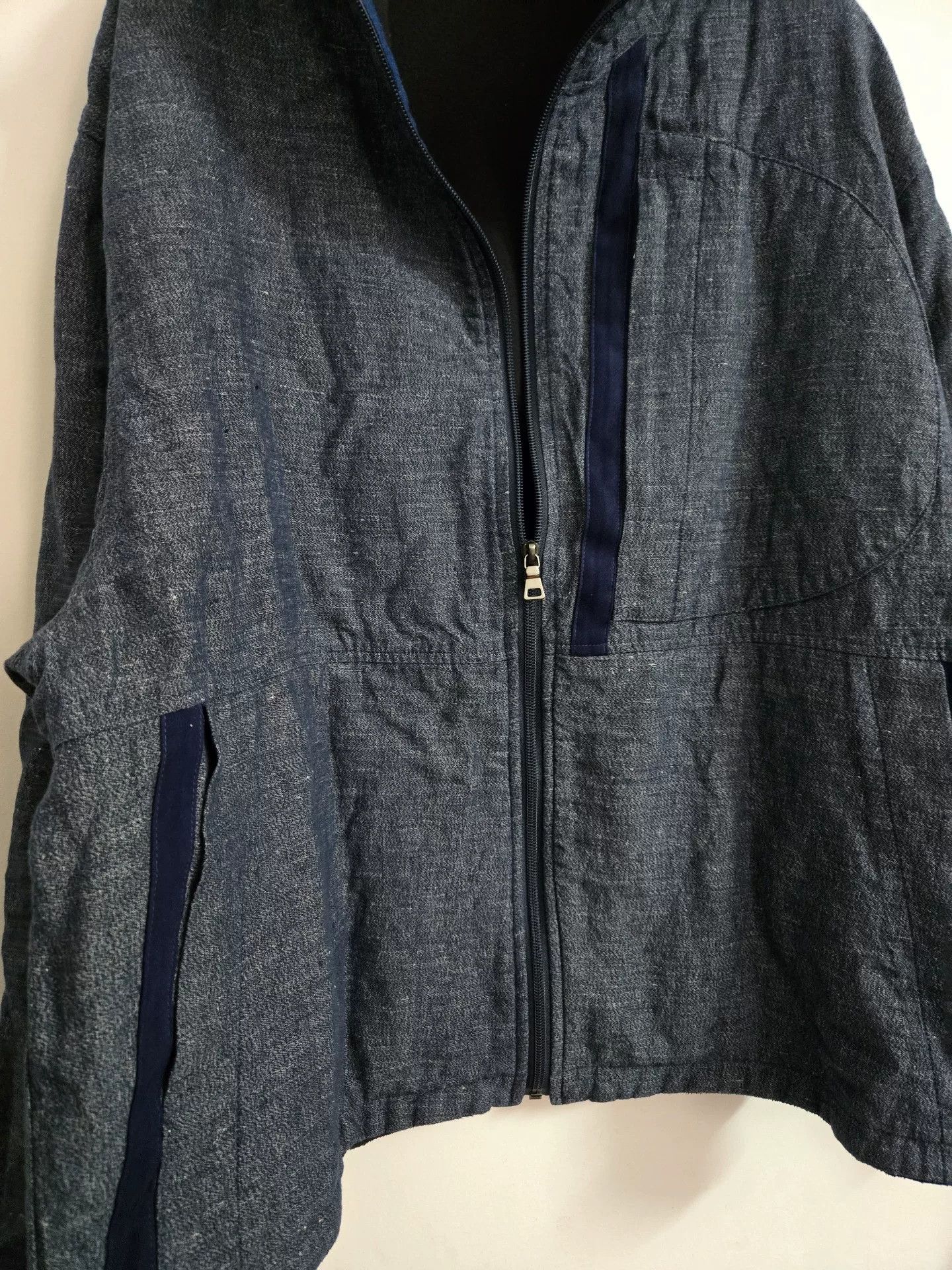Porter Classic Porter Classic Bresson Indigo Linen Jacket Size US L / EU 52-54 / 3 - 3 Thumbnail
